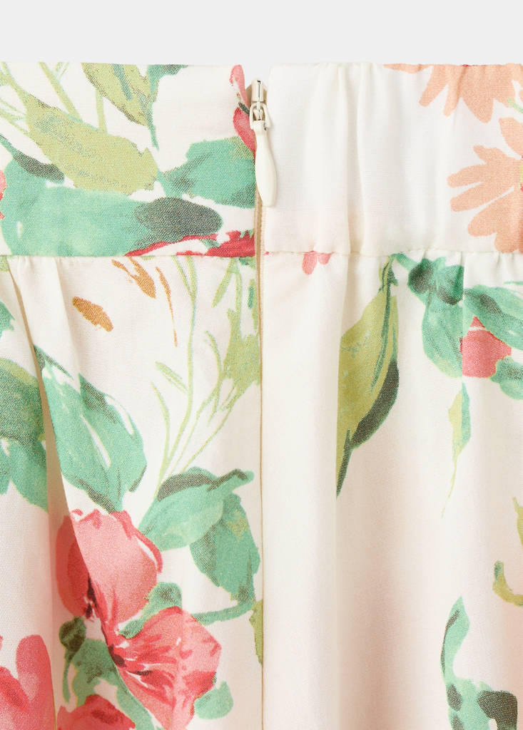 Flowers midi skirt — Off White