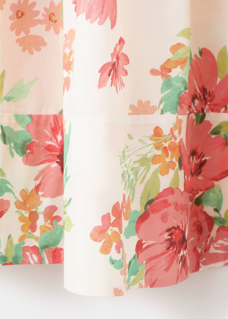 Flowers midi skirt — Off White
