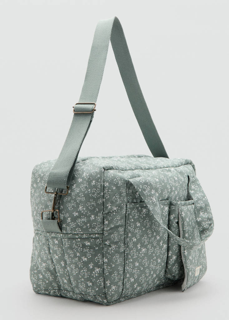 Maternity bag with flowers