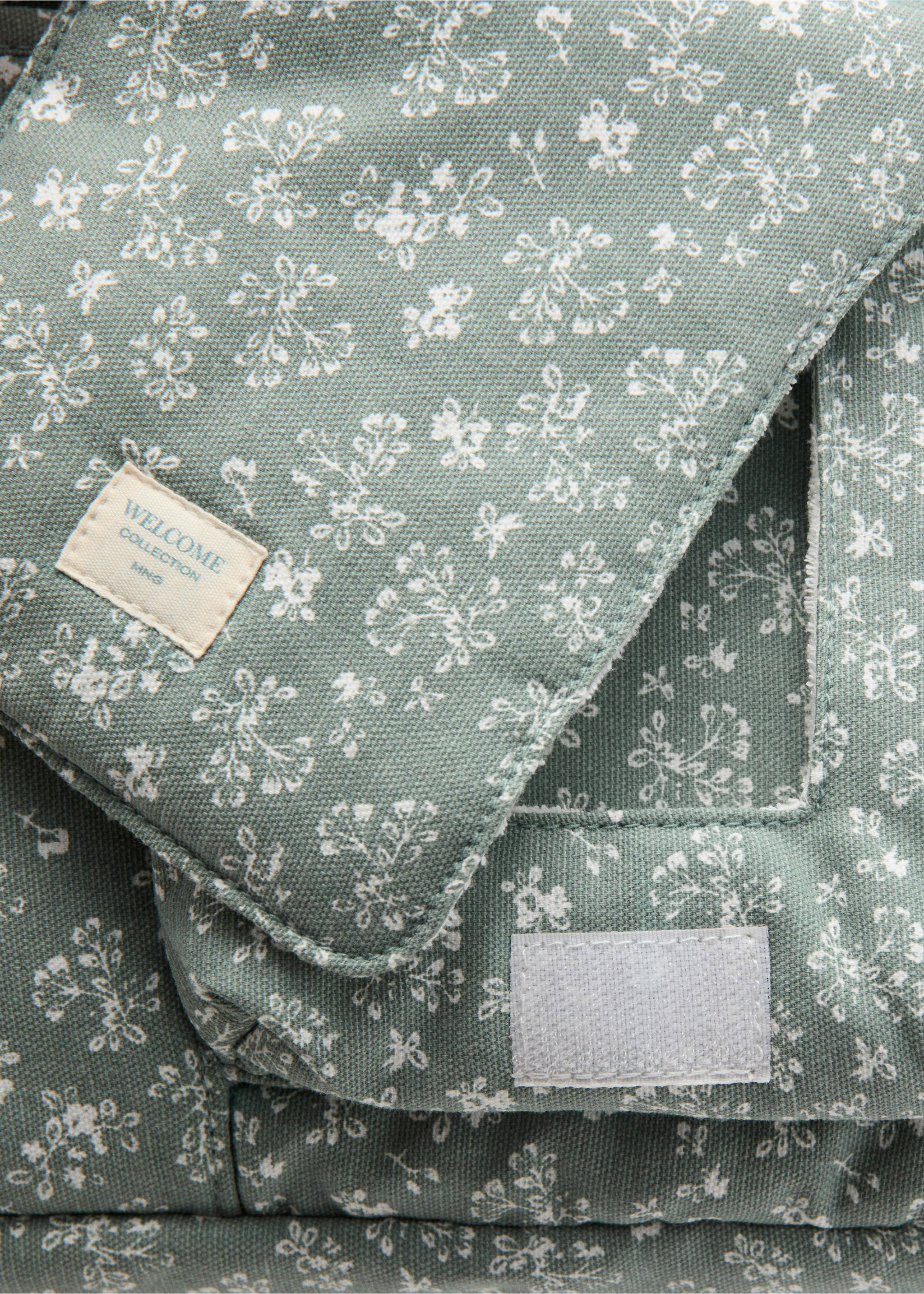 Bolsa maternidad flores - Detalle del artículo 1, Verde. Ref: 27092550-00.