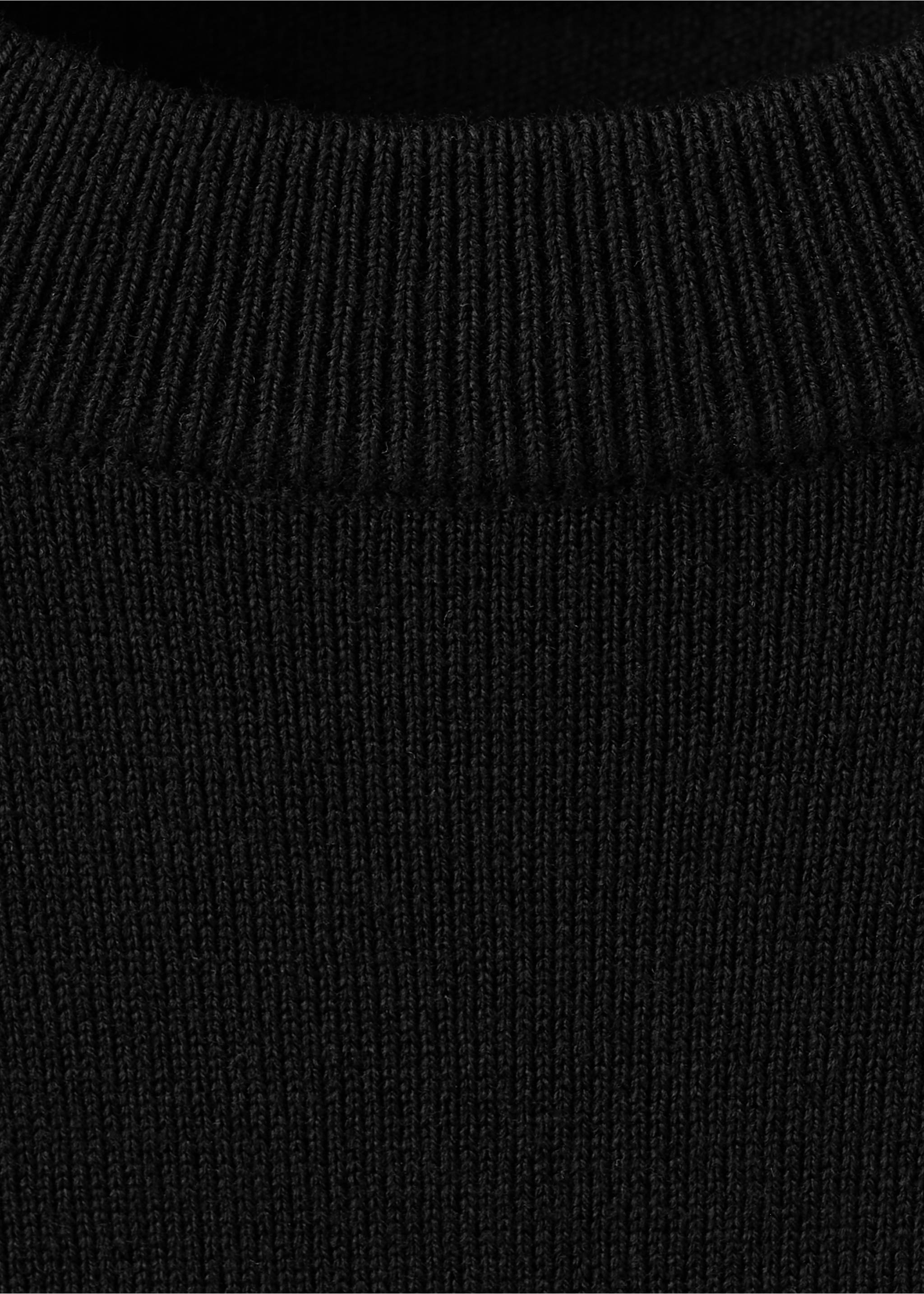 Jersey punto fino manga corta - Detalle del artículo 8, Negro. Ref: 27092553-00.