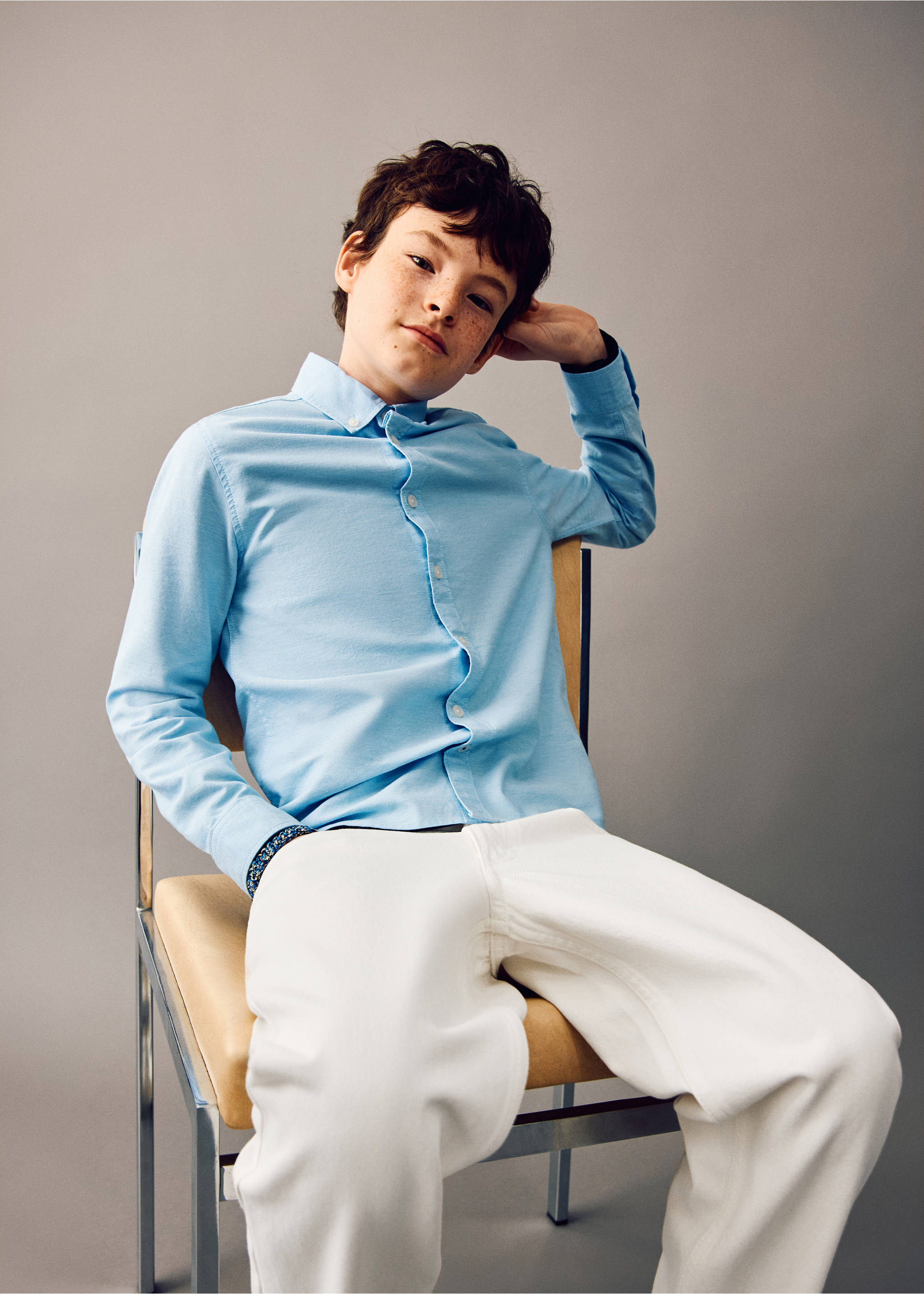 Jean droit taille normale - Plan moyen, Blanc. Ref: 27092887-00.