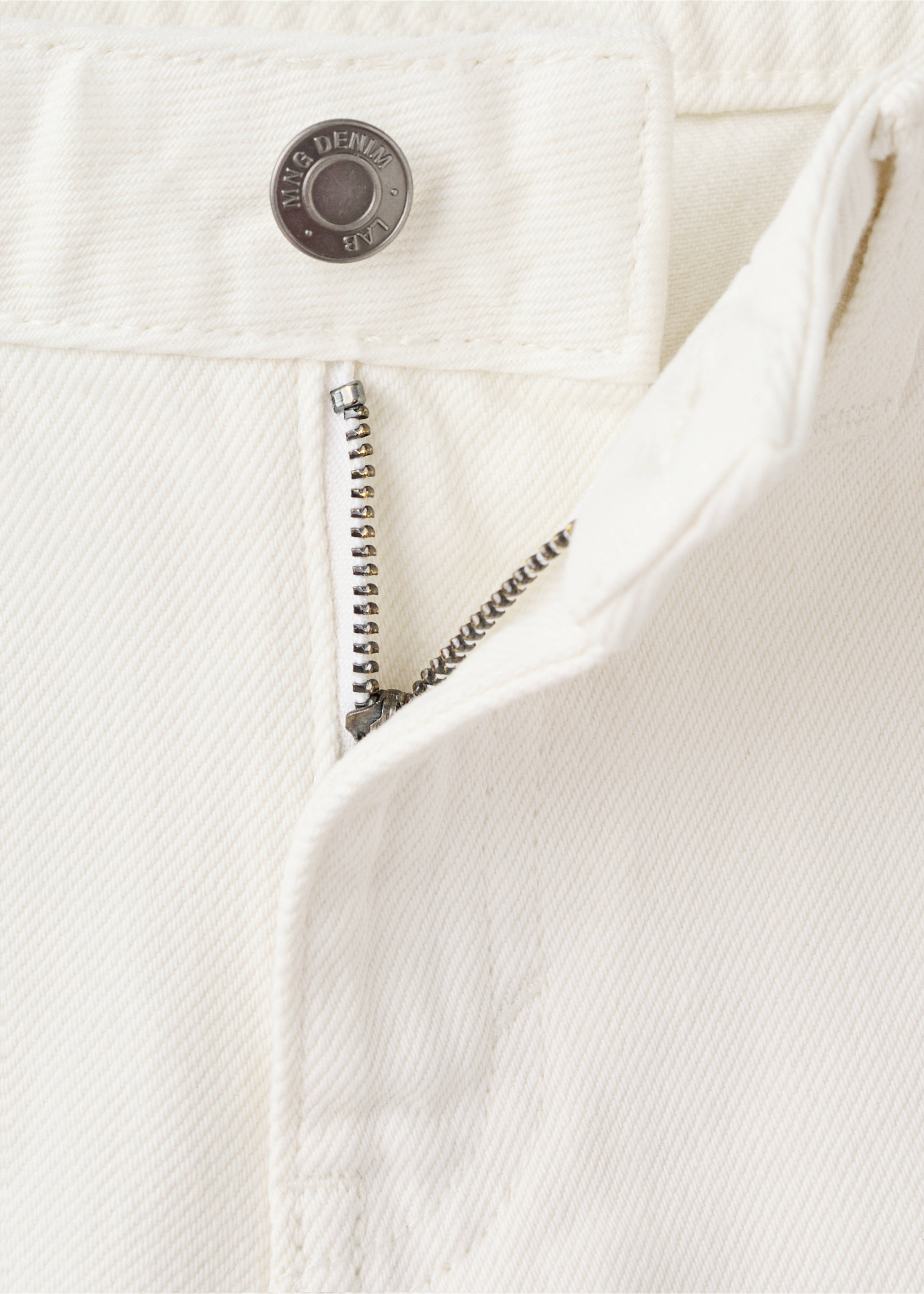 Jean droit taille normale - Détail de l'article 8, Blanc. Ref: 27092887-00.