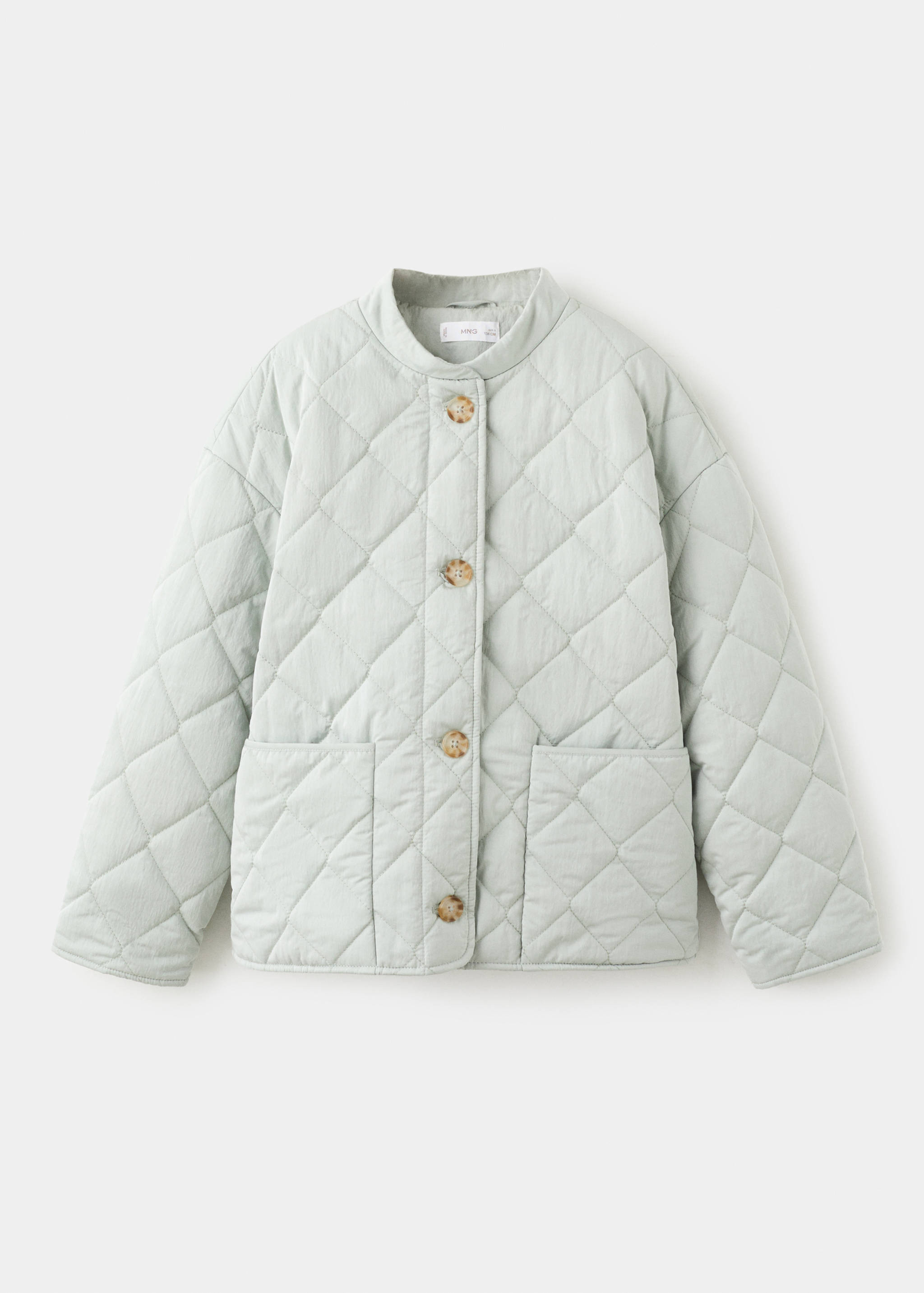 纽扣绗缝外套 - null