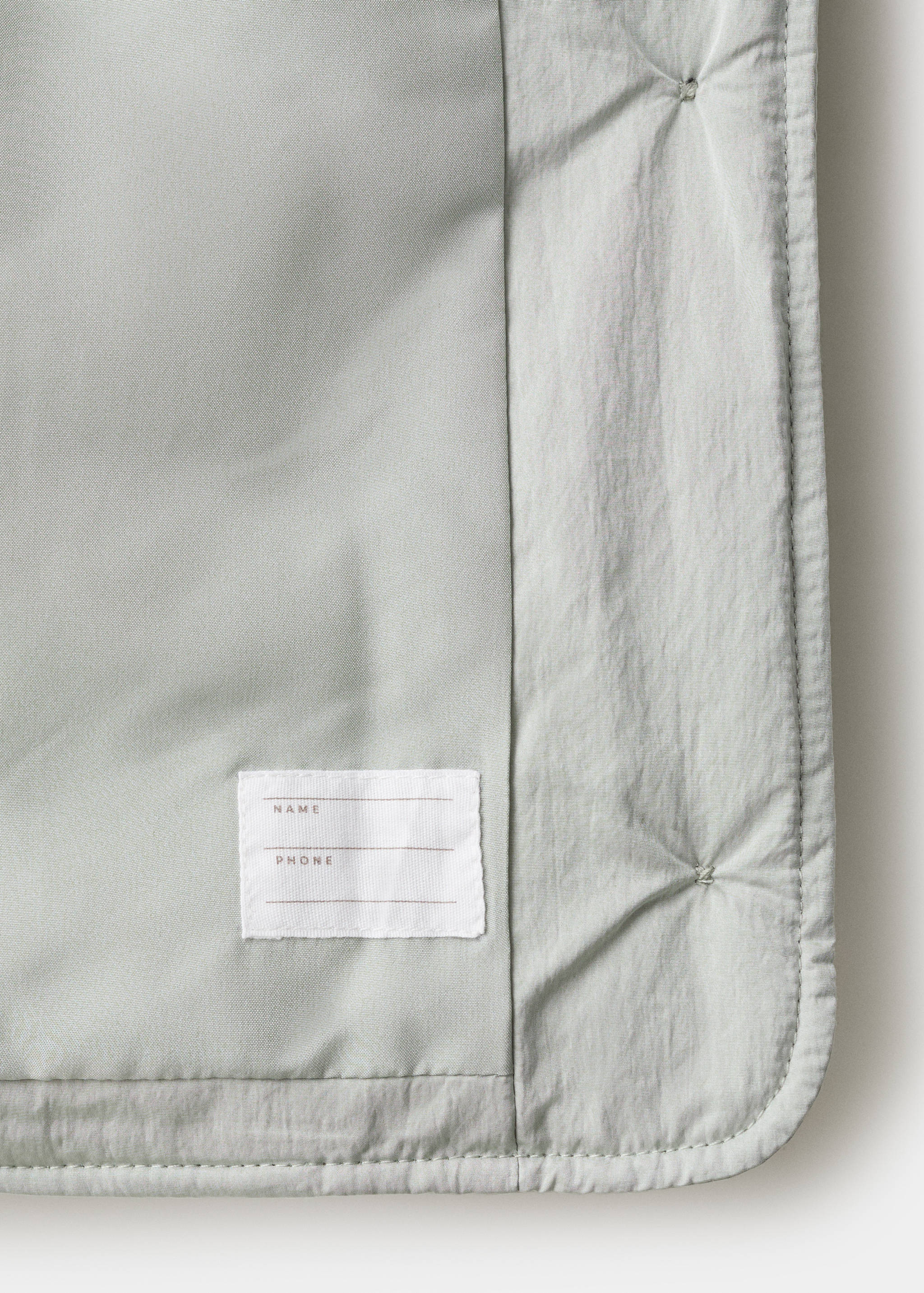 纽扣绗缝外套 - null