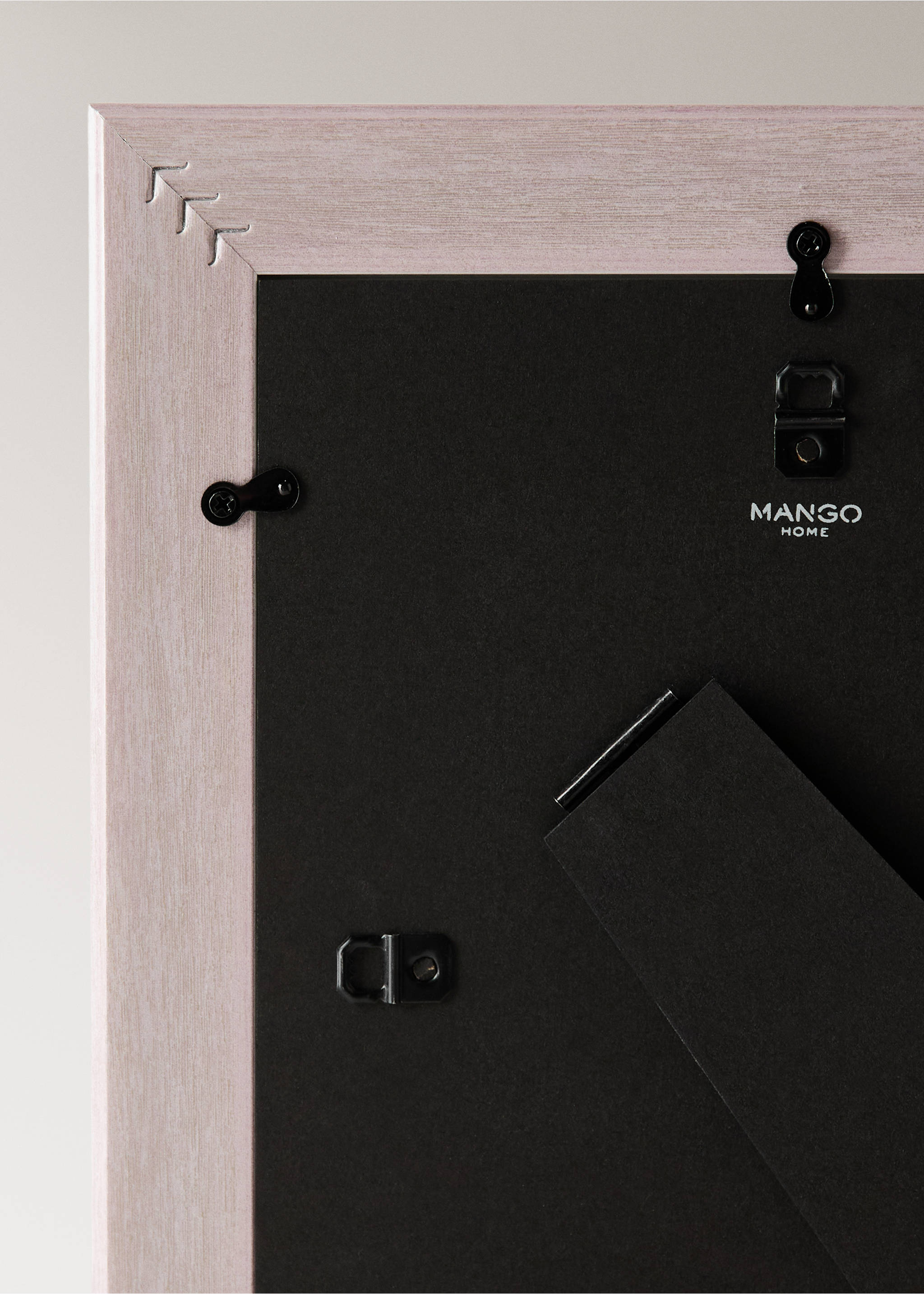 Medium recycled material frame - Details of the article 3, Lilac. Ref: 27092891-00.