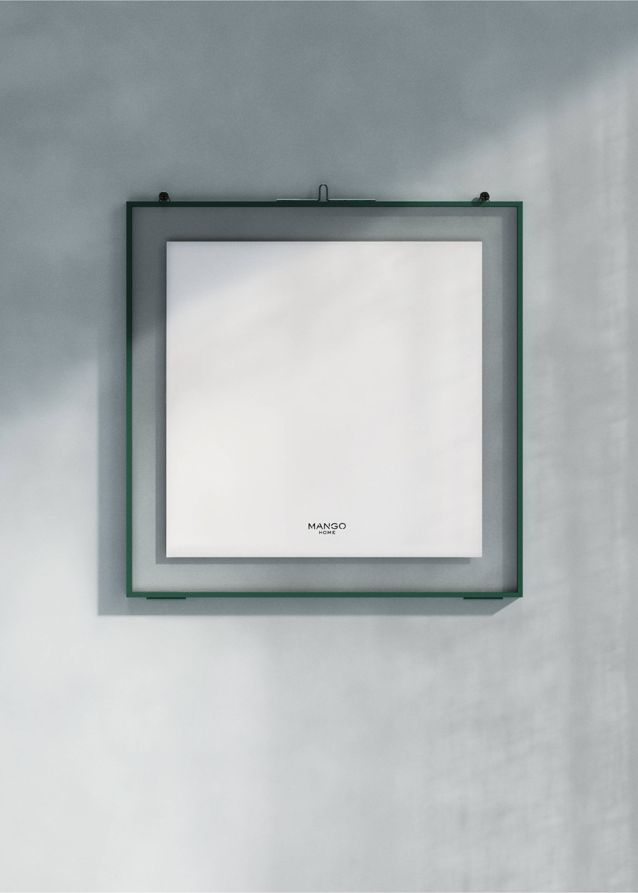 Large metal profile frame - General plane, Emerald Green. Ref: 27092893-00.