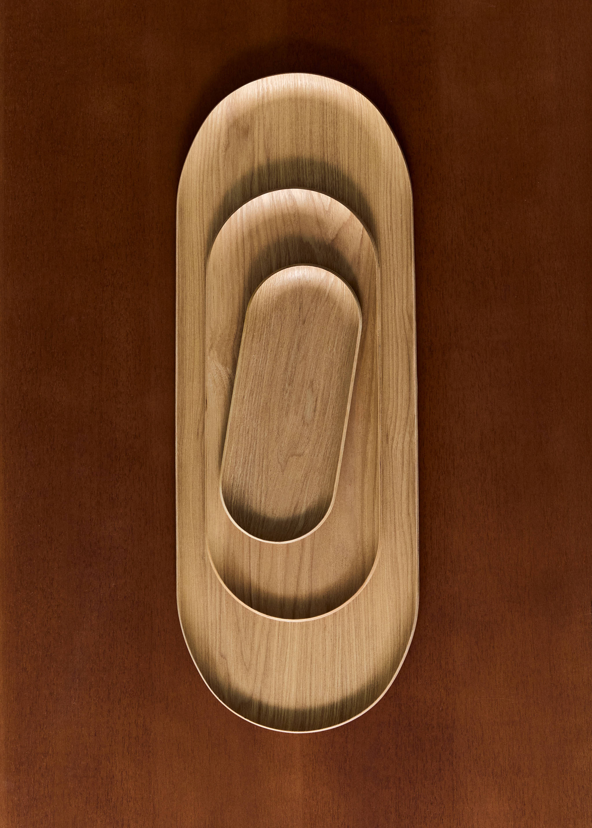 Large decorative wooden tray - General plane