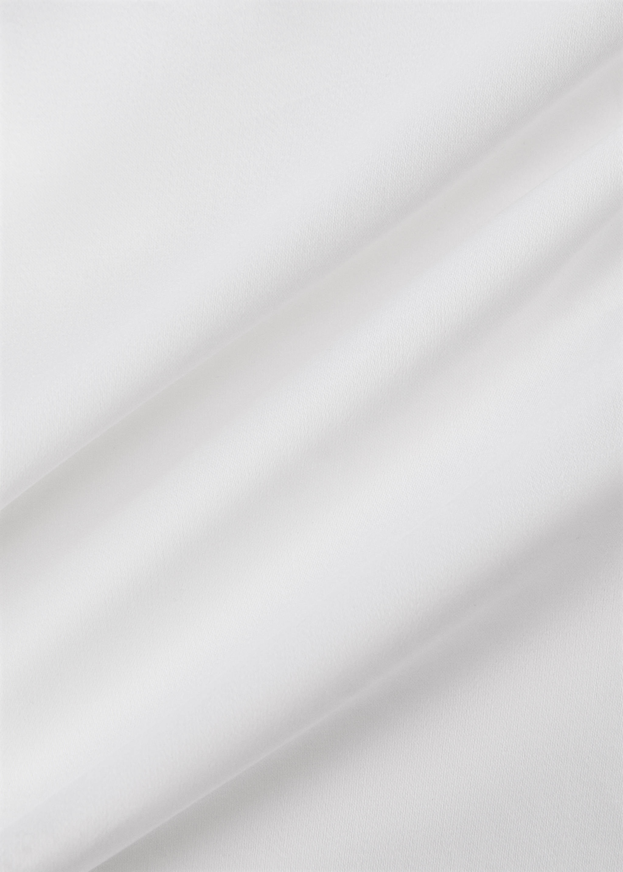 600-thread satin cotton fitted sheet for 200 cm bed - Medium plane