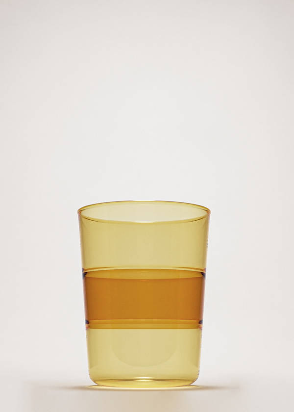 Two-tone borosilicate glass — Yellow