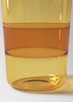 Two-tone borosilicate glass — Yellow 3