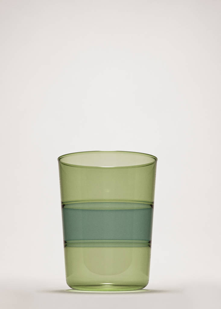 Two-tone borosilicate glass — Green