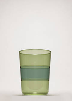 Two-tone borosilicate glass — Green 1