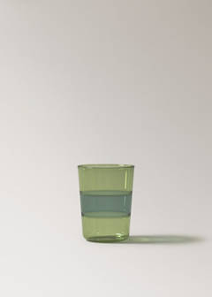 Two-tone borosilicate glass — Green 5