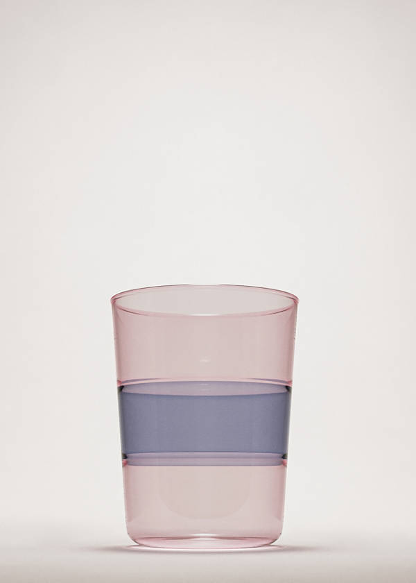 Two-tone borosilicate glass — Pink