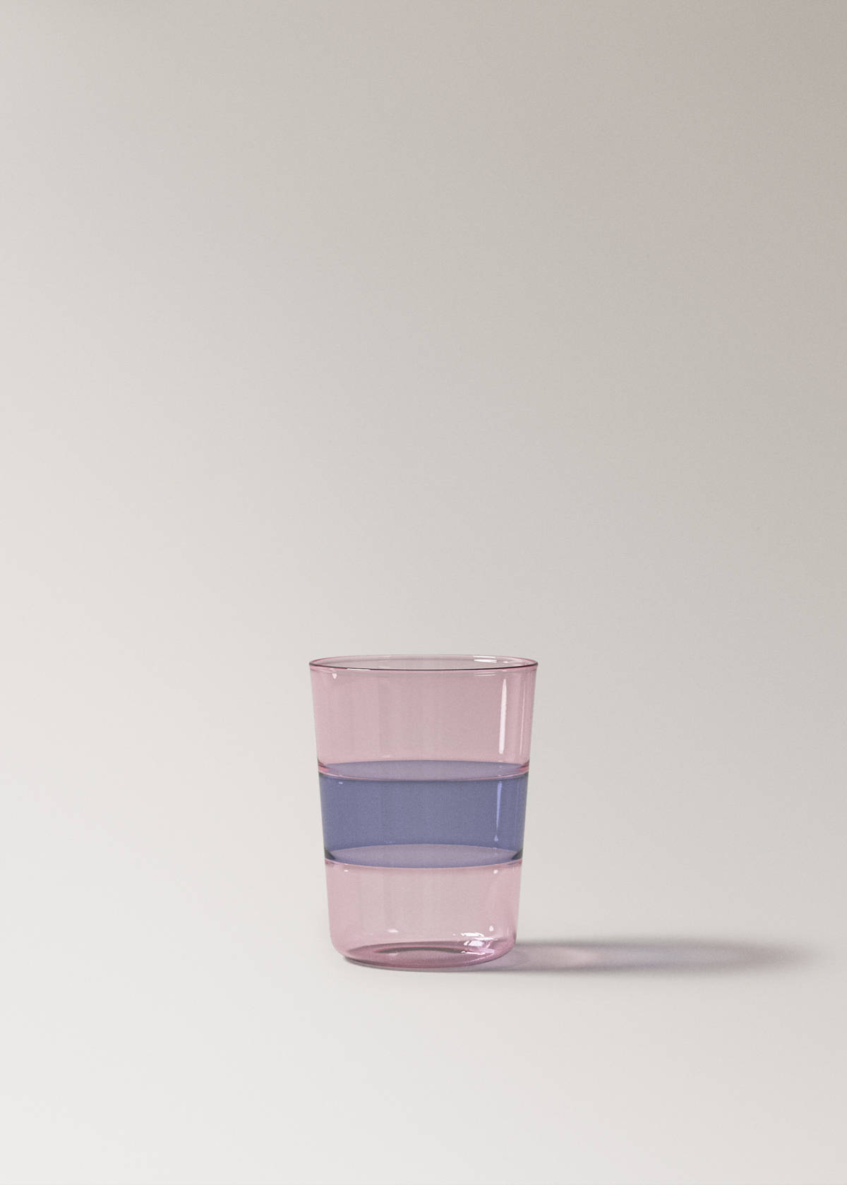 Two-tone borosilicate glass — Pink