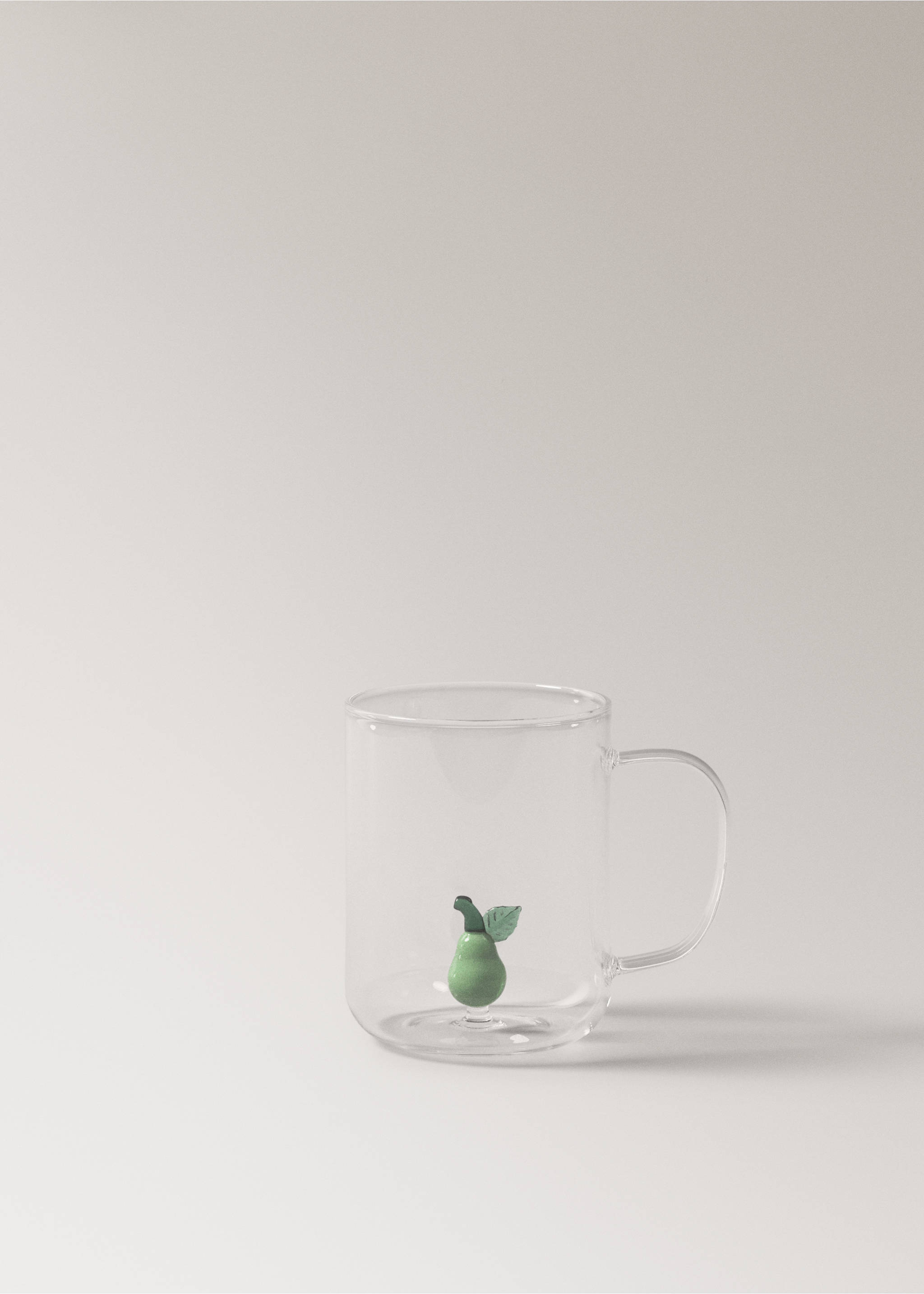 Borosilicate fruit tea cup - Article without model, Green. Ref: 27092909-00.