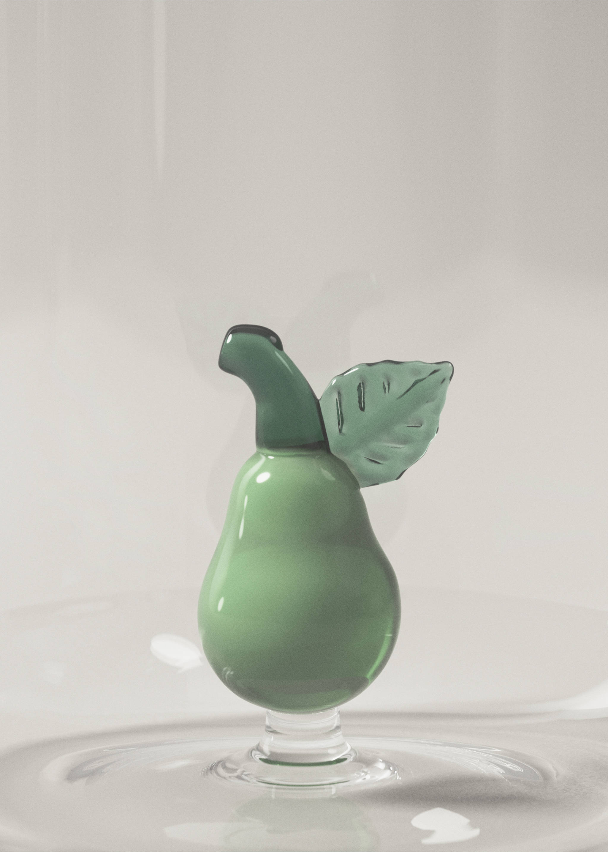 Borosilicate fruit tea cup - Details of the article 2, Green. Ref: 27092909-00.