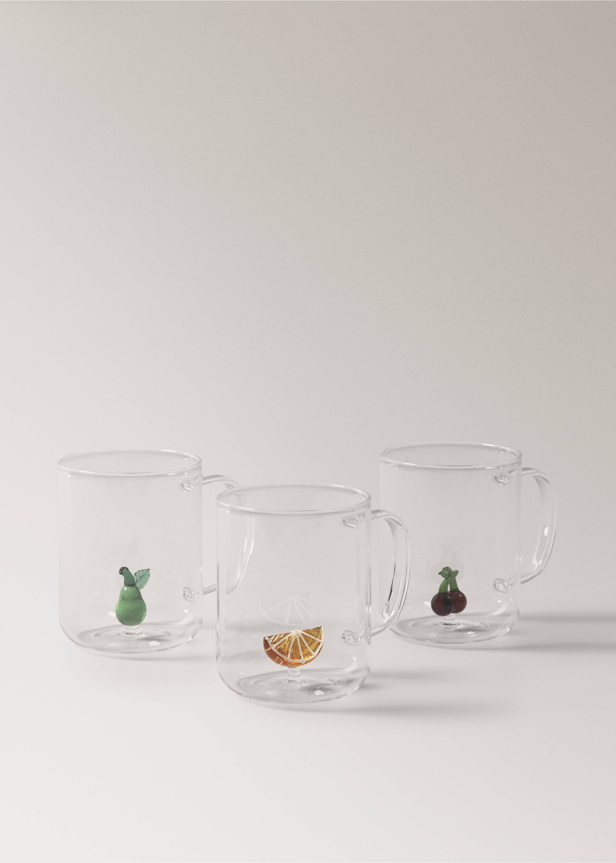Borosilicate fruit tea cup - Details of the article 3, Green. Ref: 27092909-00.