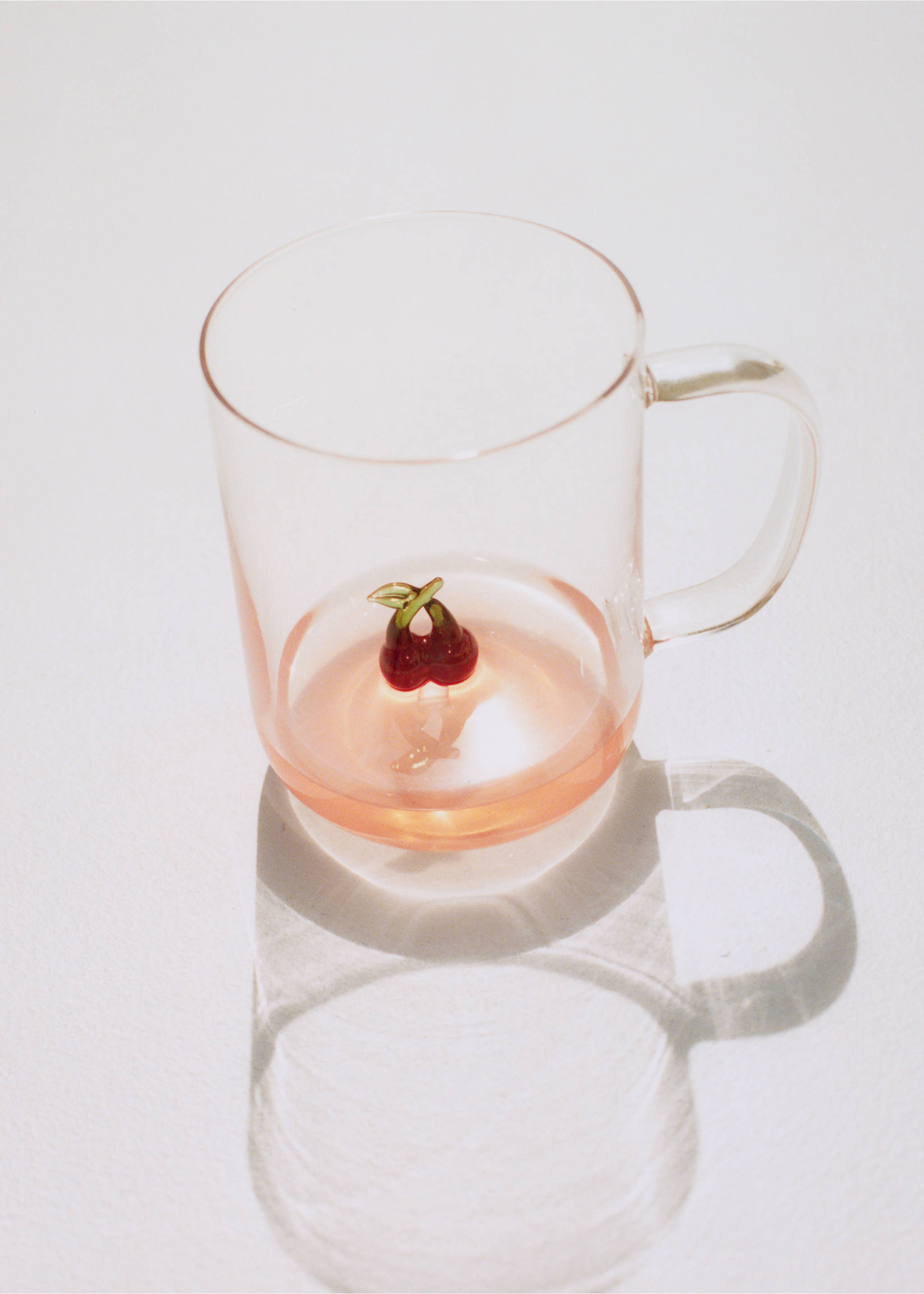 Borosilicate fruit tea cup - Details of the article 5, Red. Ref: 27092909-00.