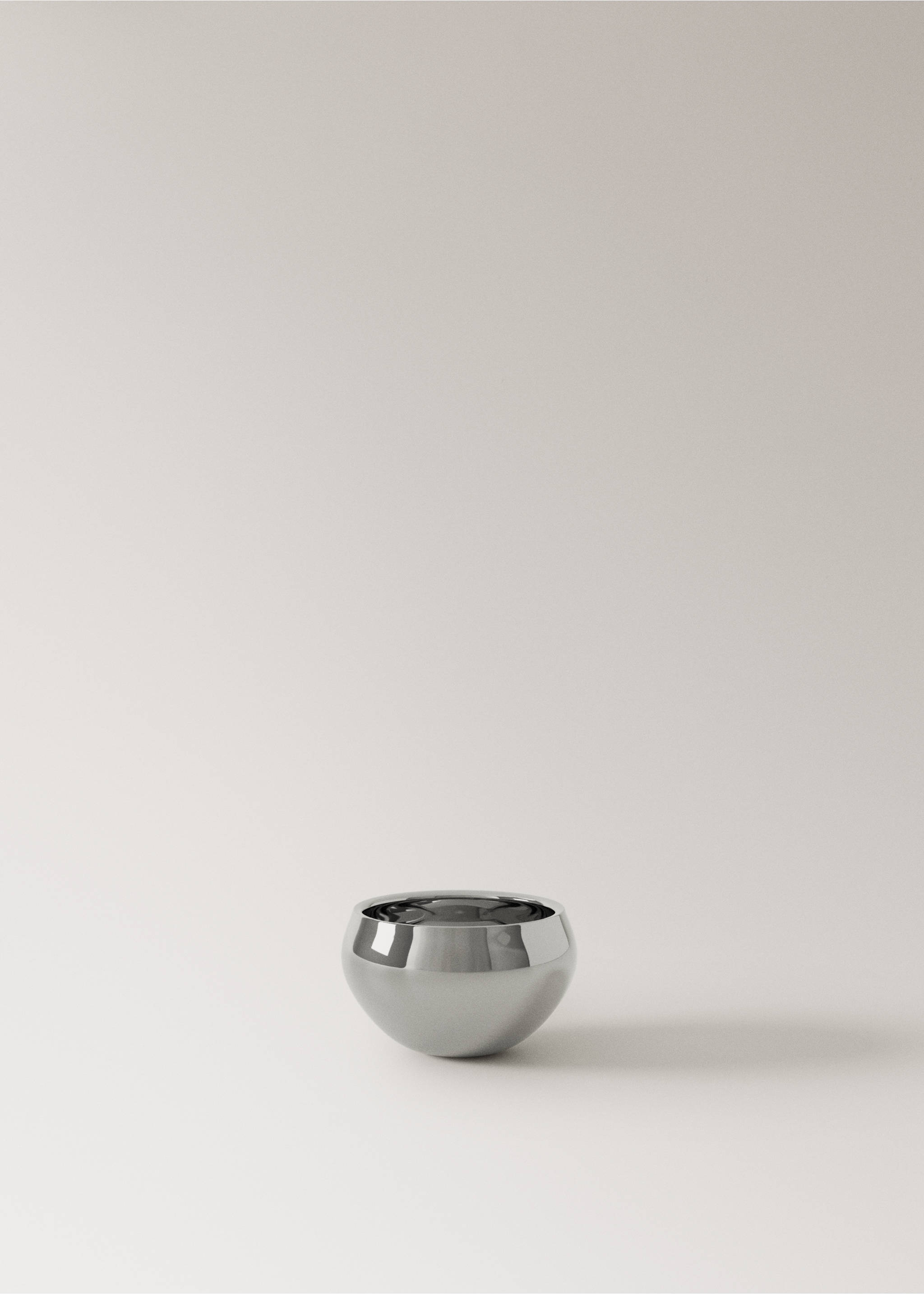 Small stainless steel bowl - Article without model, Silver. Ref: 27092910-00.