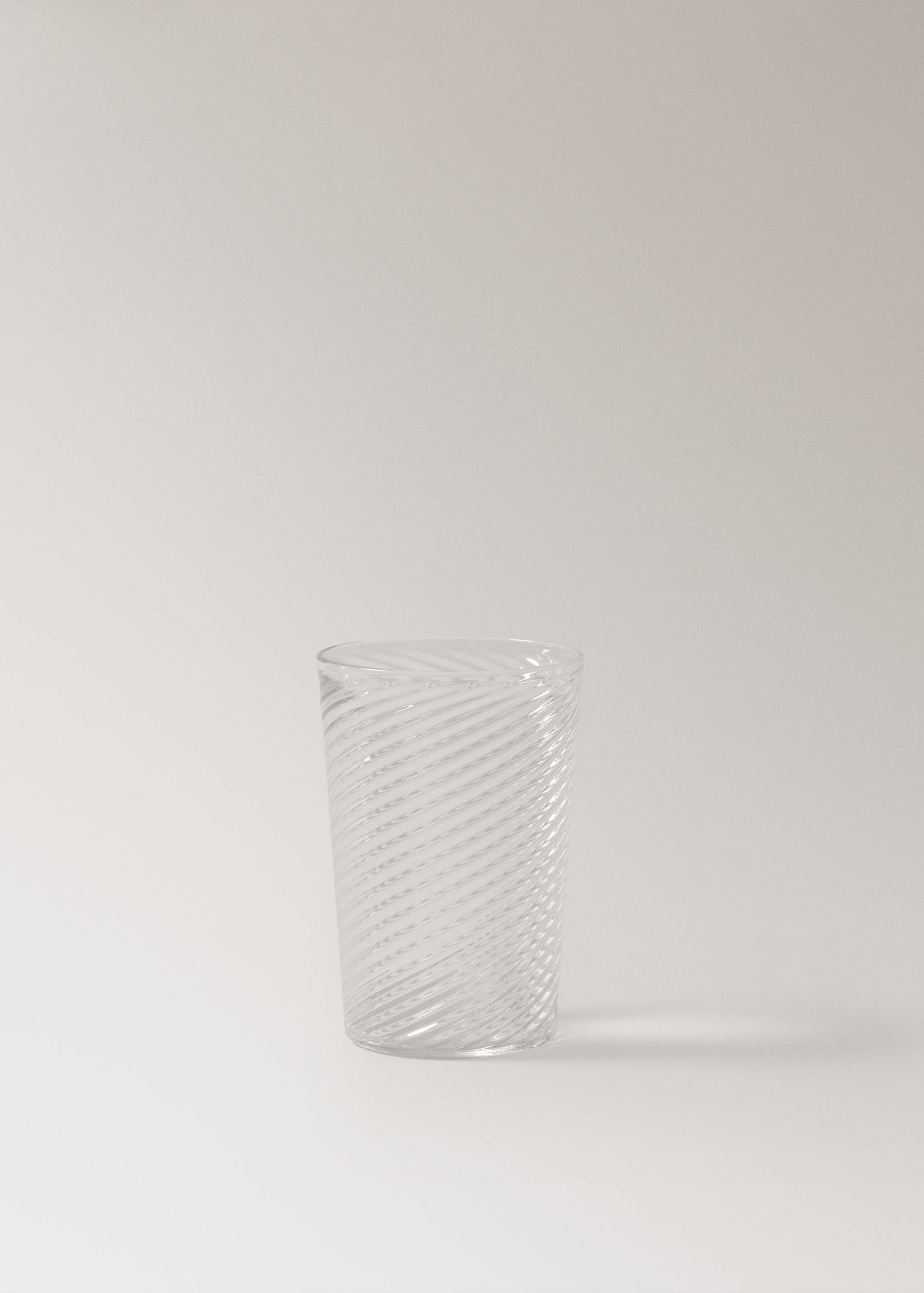 100% borosilicate glass vase with medium relief - Article without model