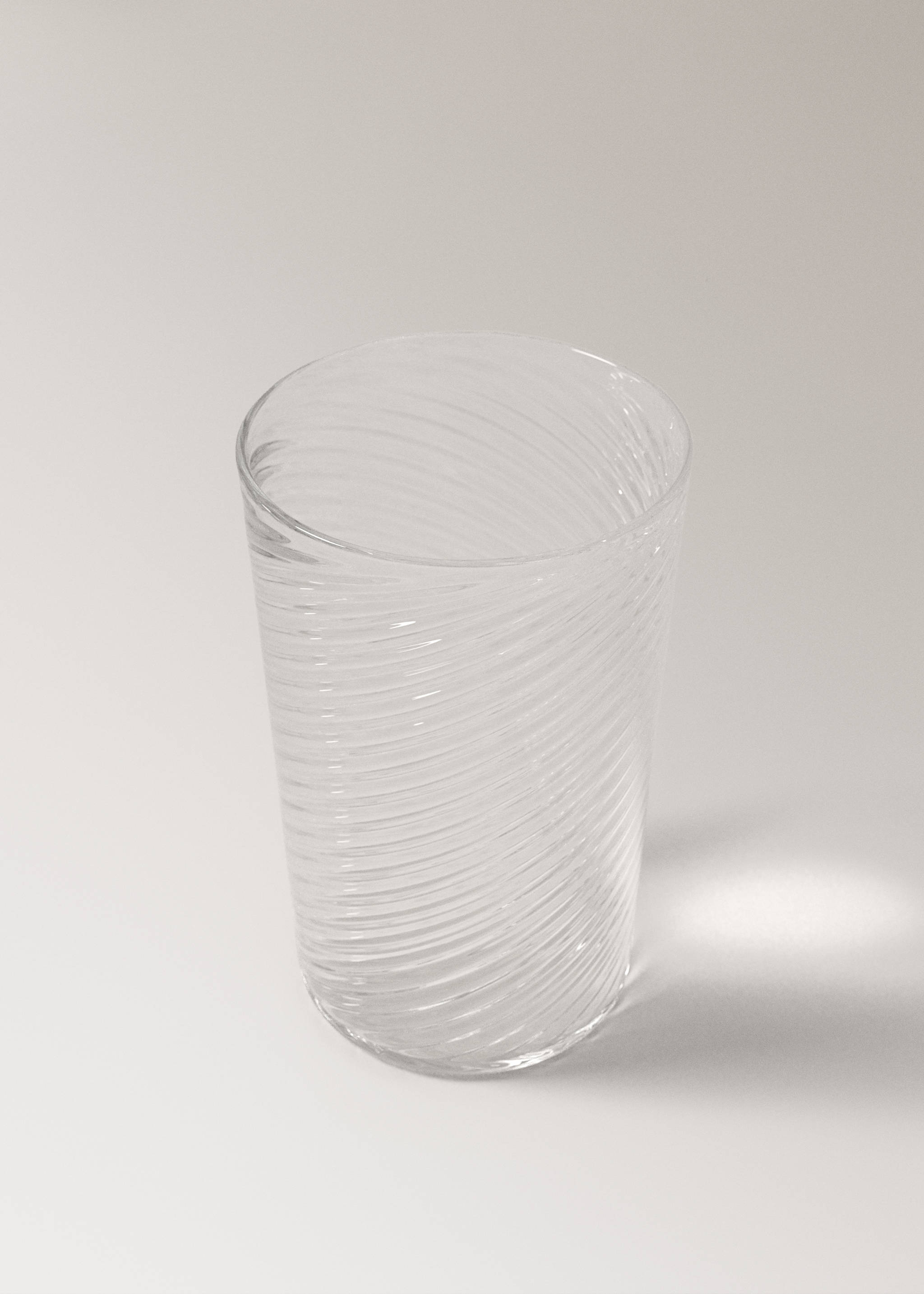 100% borosilicate glass vase with medium relief - Details of the article 3