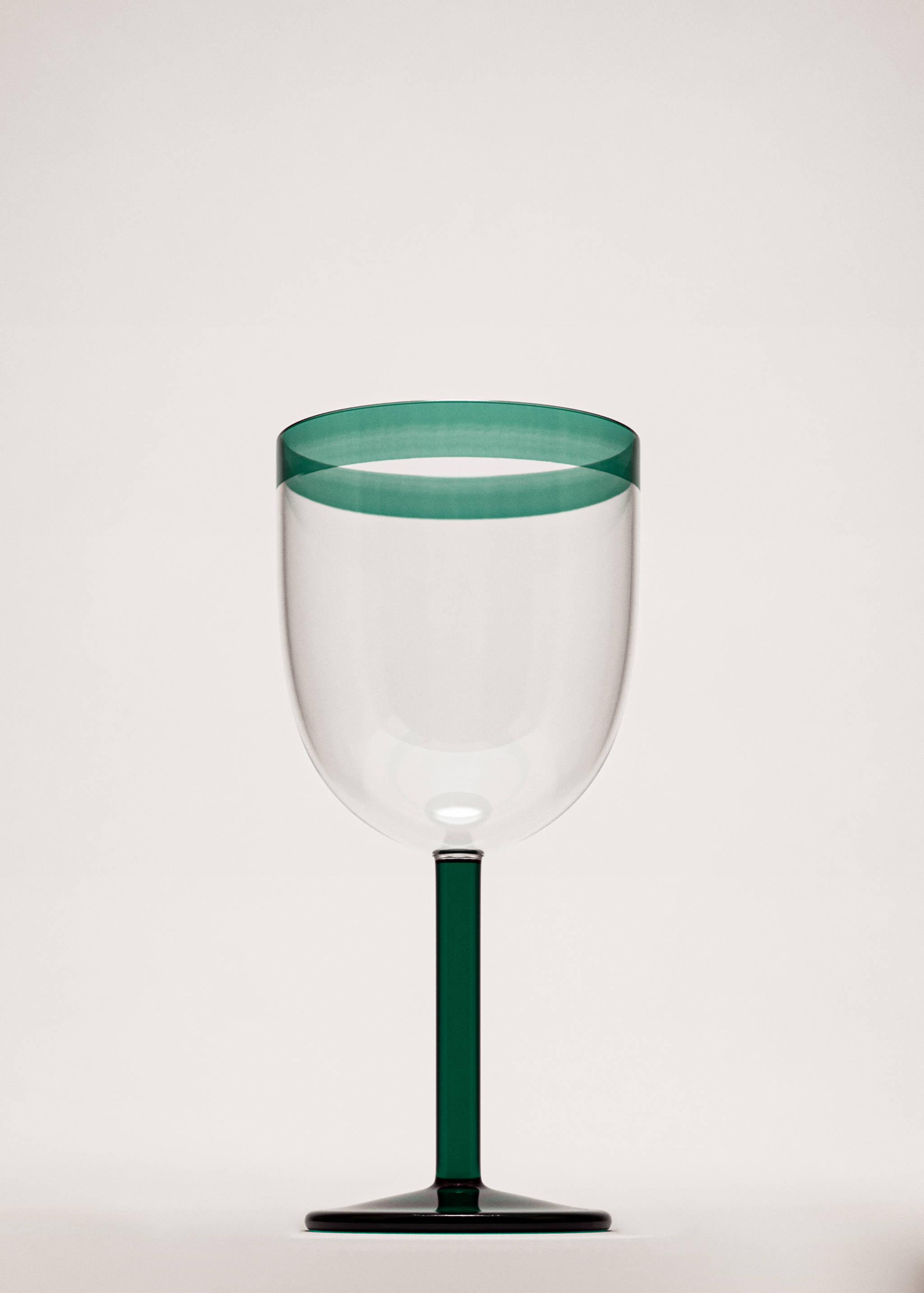 Coloured stripe borosilicate cup - General plane