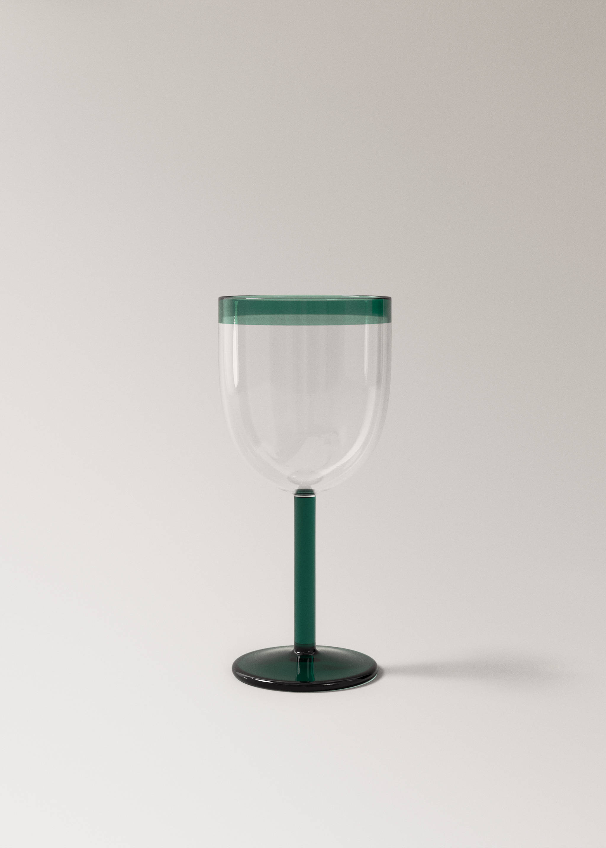 Coloured stripe borosilicate cup - Article without model