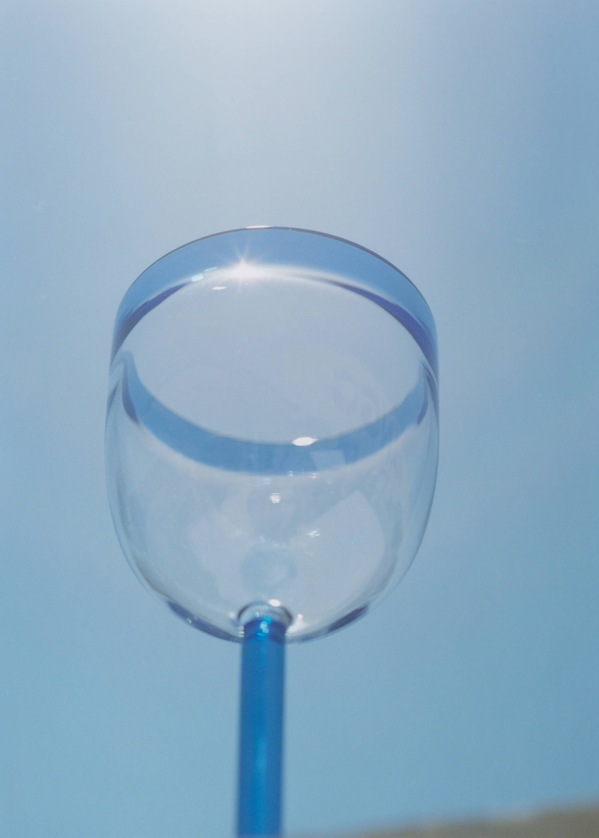 Borosilikatglasbecher mit Streifen in Farbe - Detail des Artikels 5
