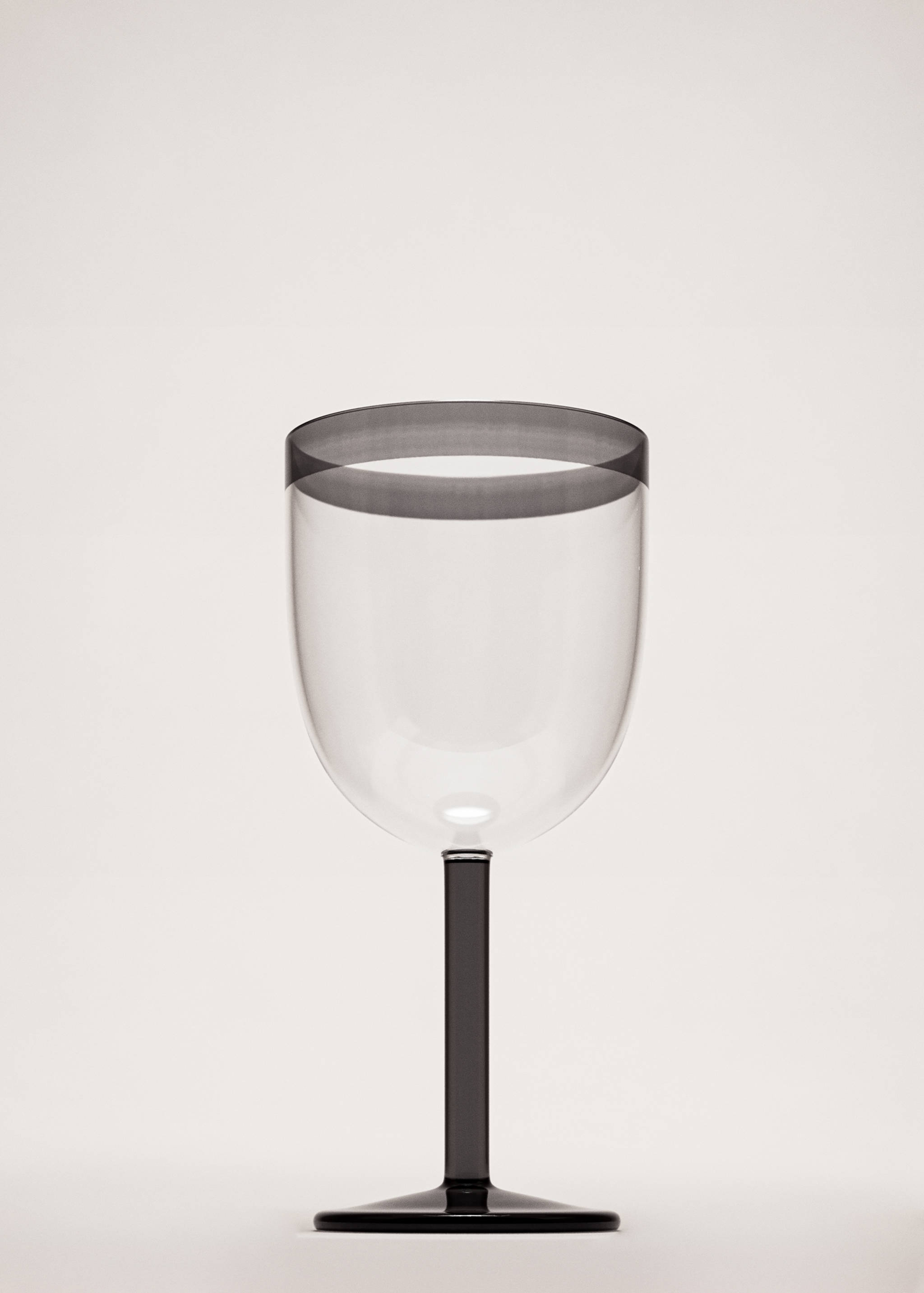 Coloured stripe borosilicate cup - General plane