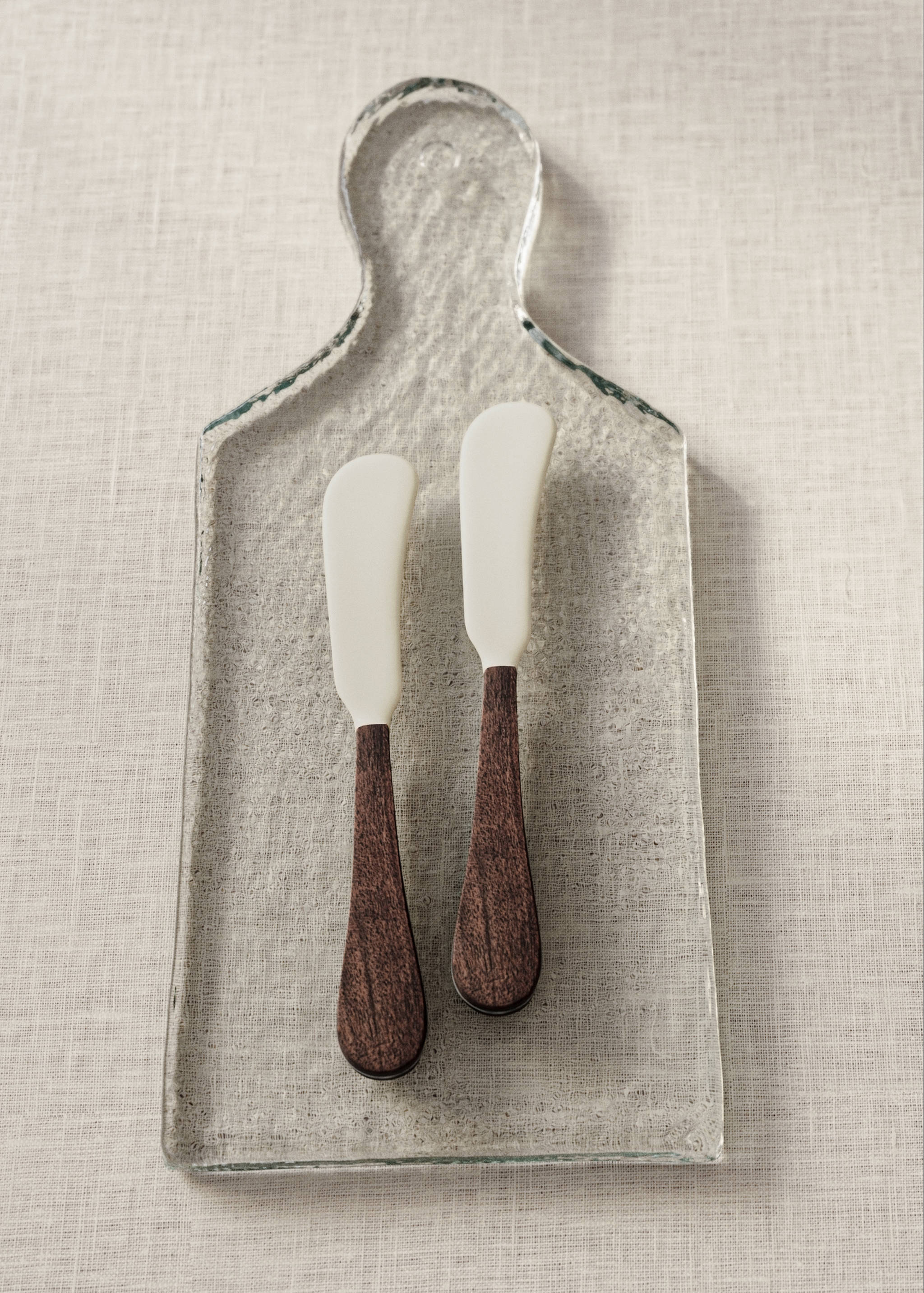 Lot 2 couteaux à beurre bois - Plan général