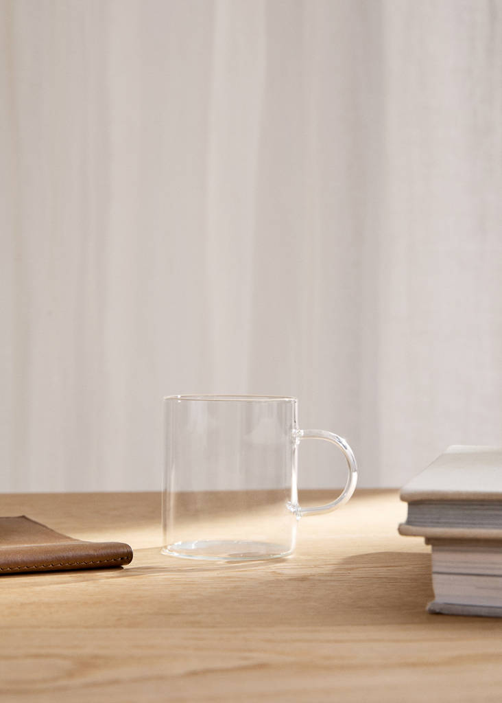 Taza cappuccino borosilicato asa