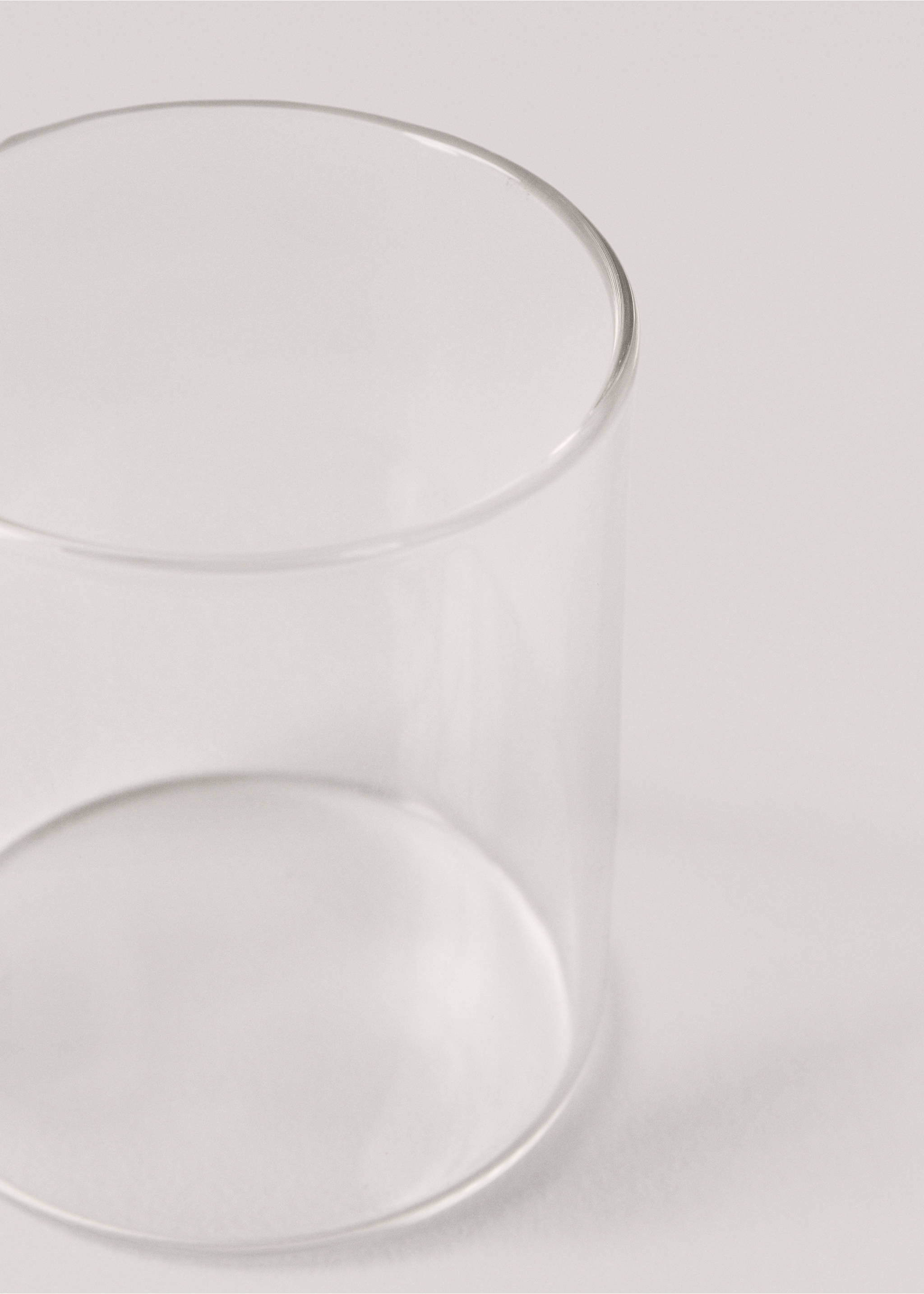 Borosilicate cappuccino mug with handle - Details of the article 1, Ice Grey. Ref: 27092916-00.