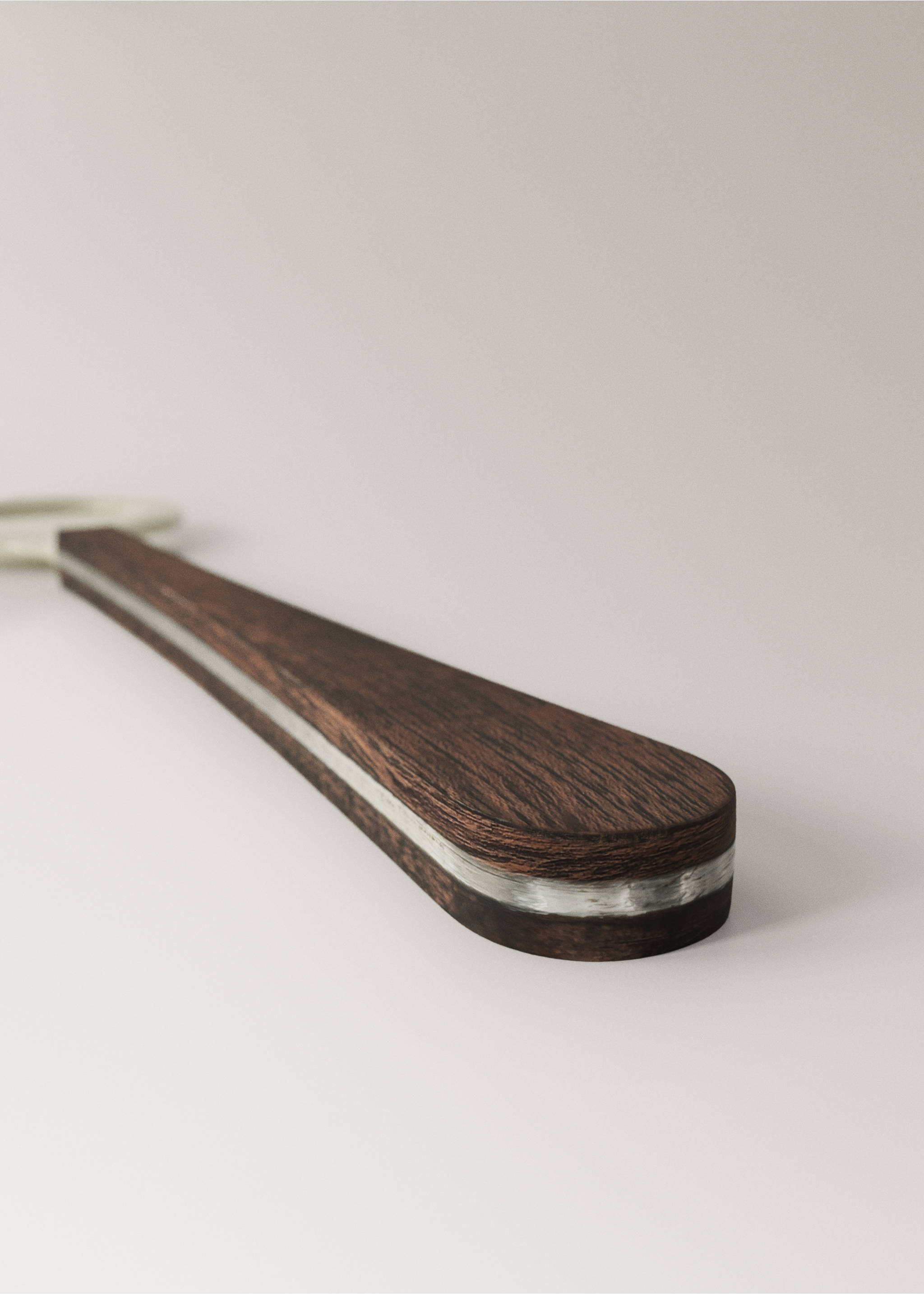 Mango wood bottle opener - Details of the article 2, Ecru. Ref: 27092919-00.