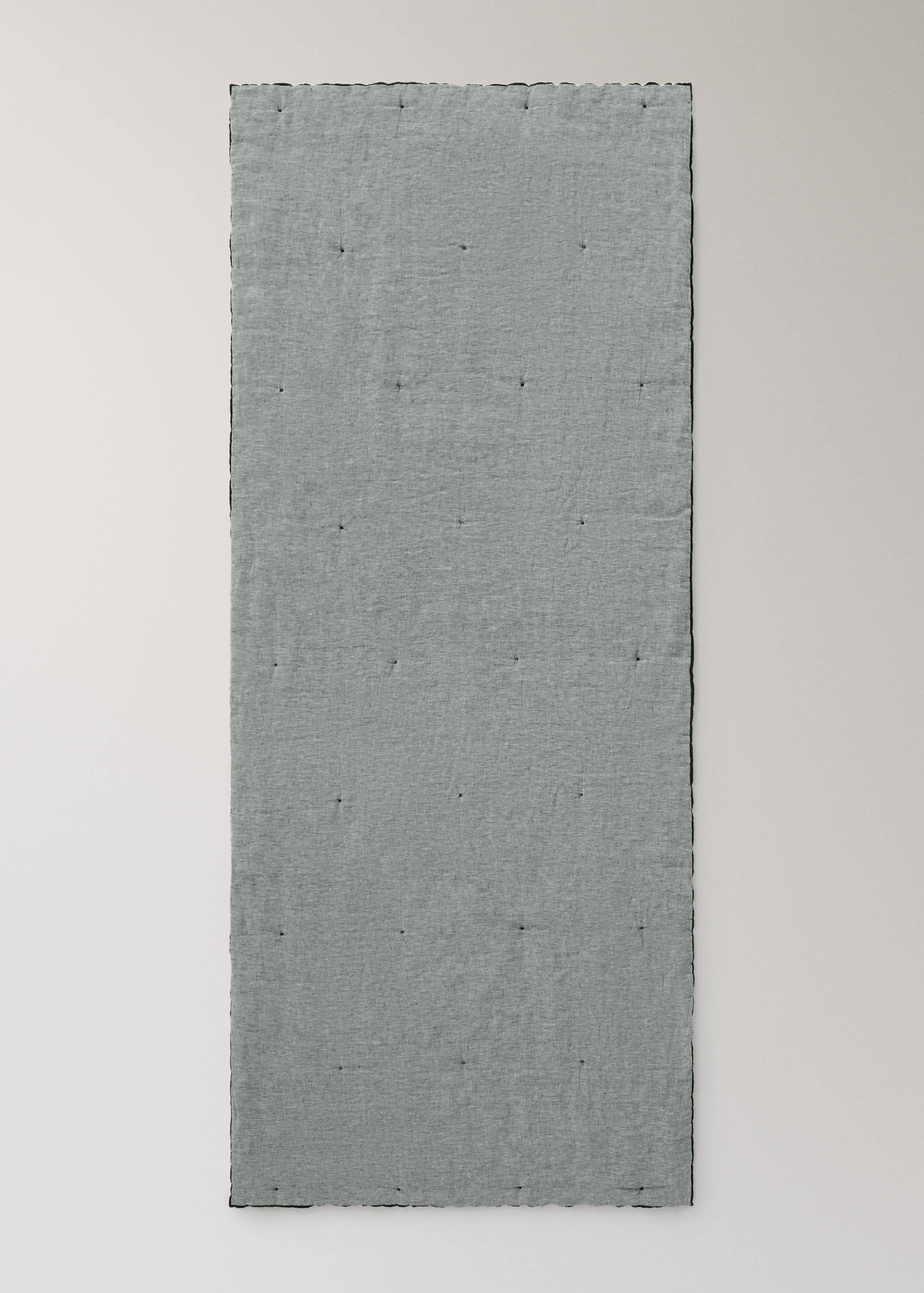 100% linen chambray bedspread - Details of the article 4