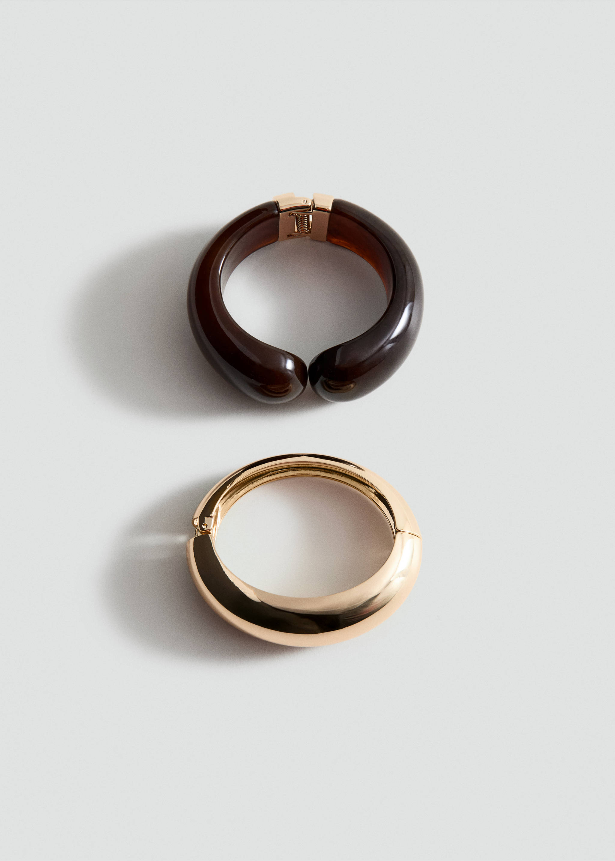 Rigid bracelets set - Article without model, Gold. Ref: 27092922-00.