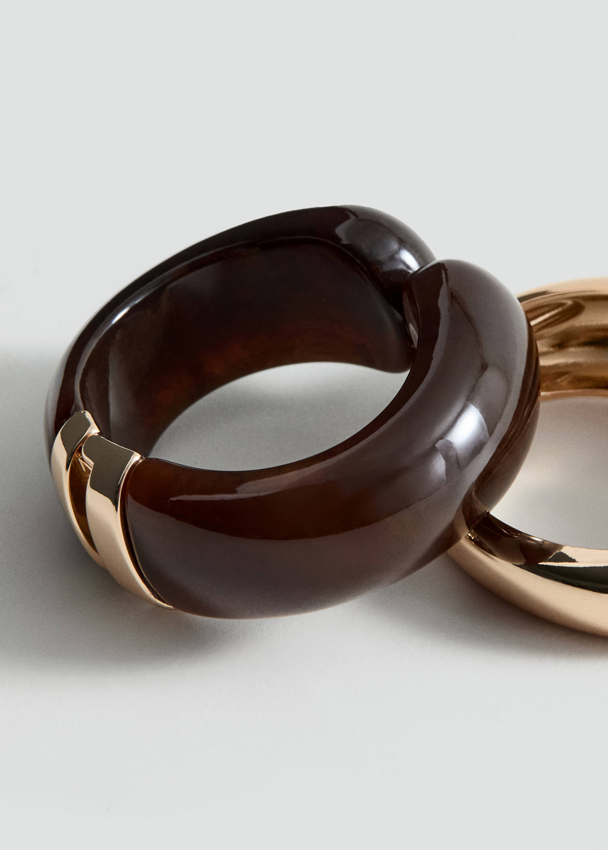 Rigid bracelets set - Medium plane