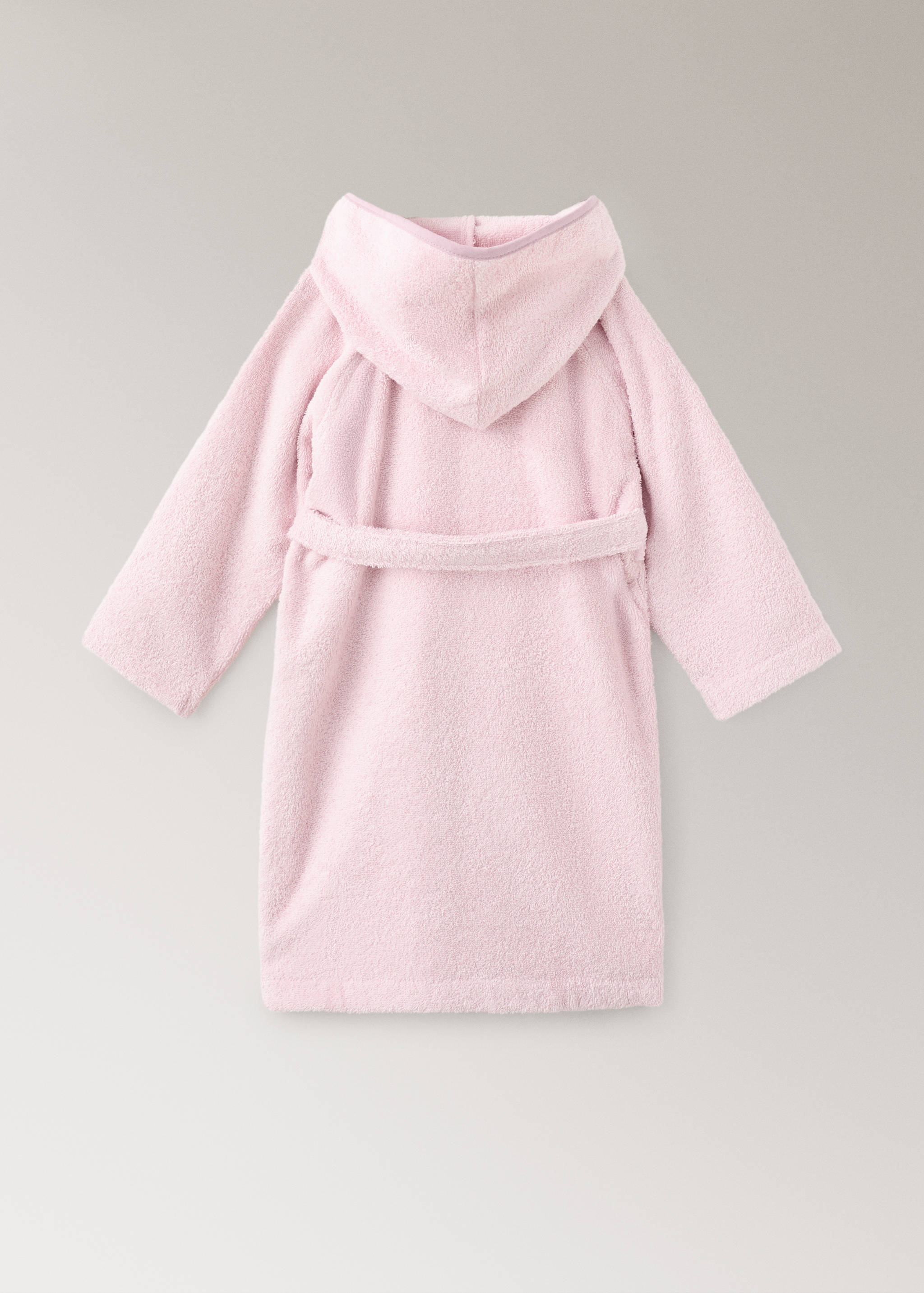 Children's cotton bathrobe with contrasting trim - Details of the article 1