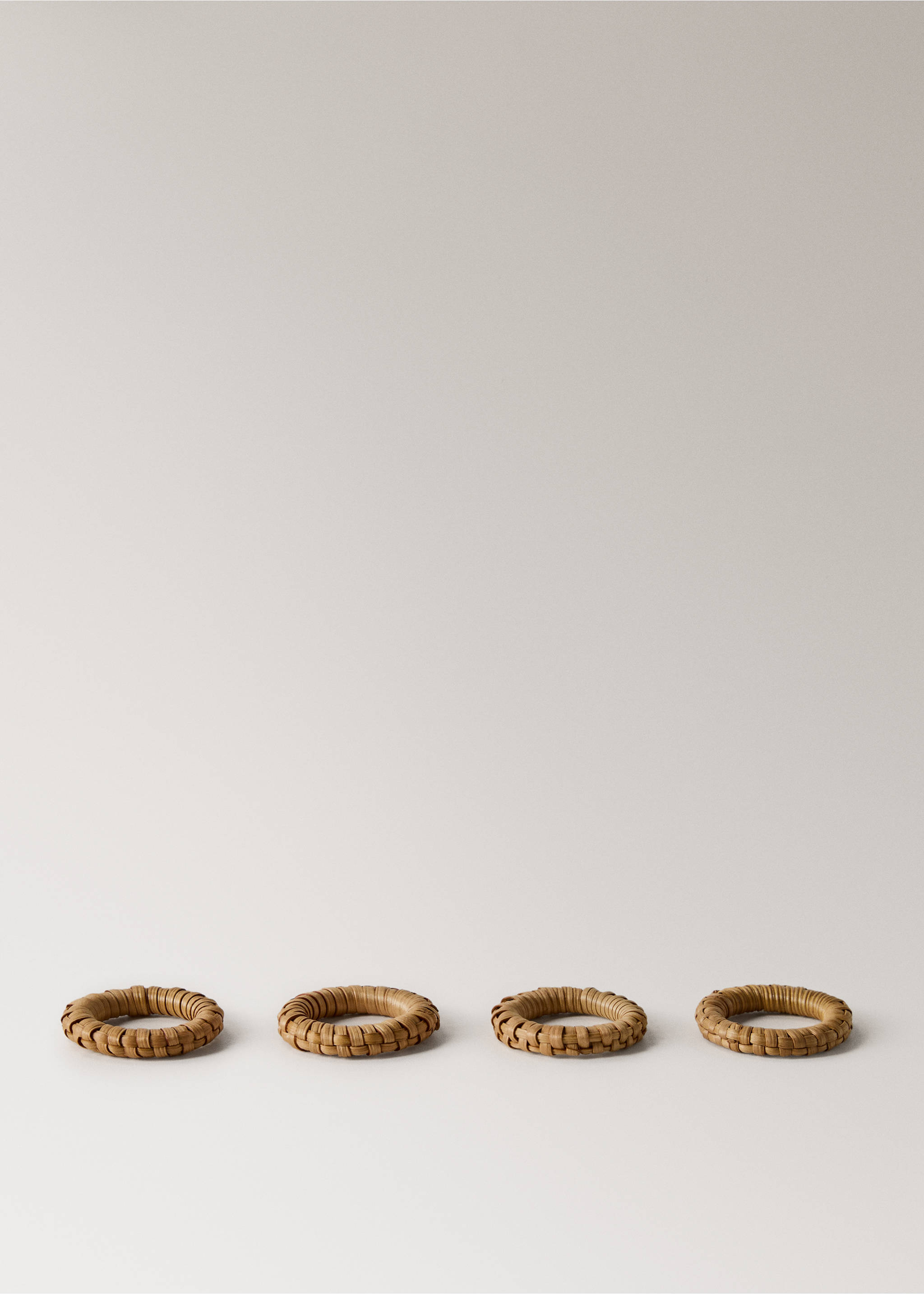 Rattan texture serviette holder - Article without model, Brown. Ref: 27092929-00.