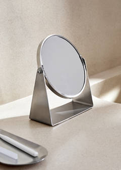 Stainless steel dressing table mirror — Silver 1