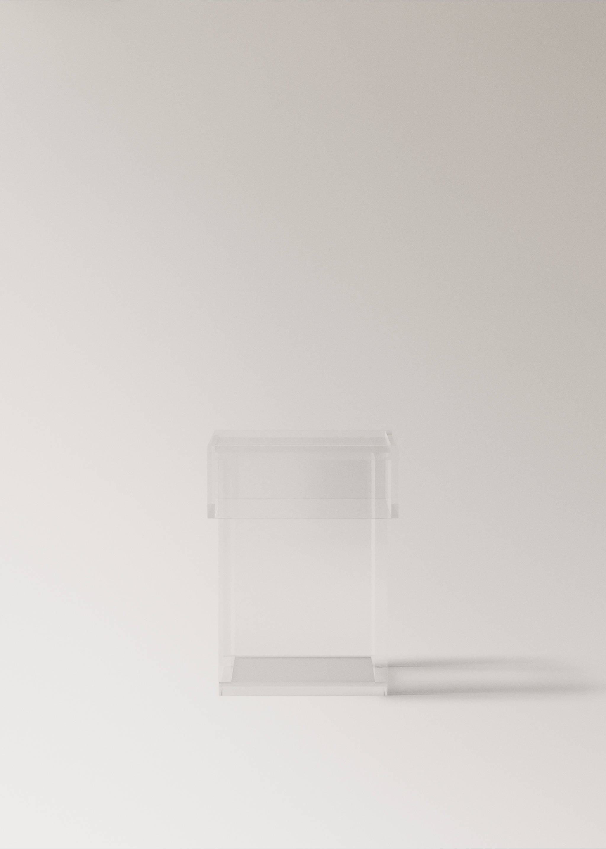 Small acrylic bathroom box - Article without model, Ice Grey. Ref: 27093274-00.