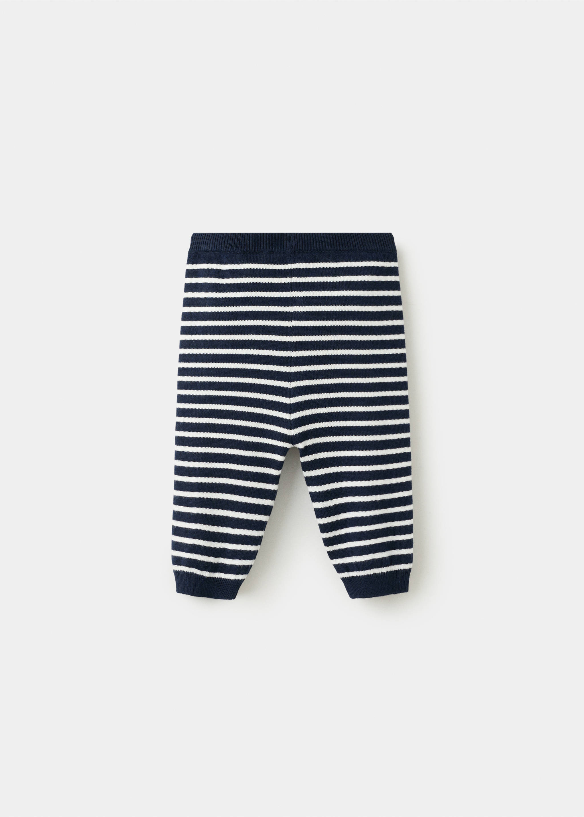 Striped knit pants - Article without model, Navy. Ref: 27093275-00.
