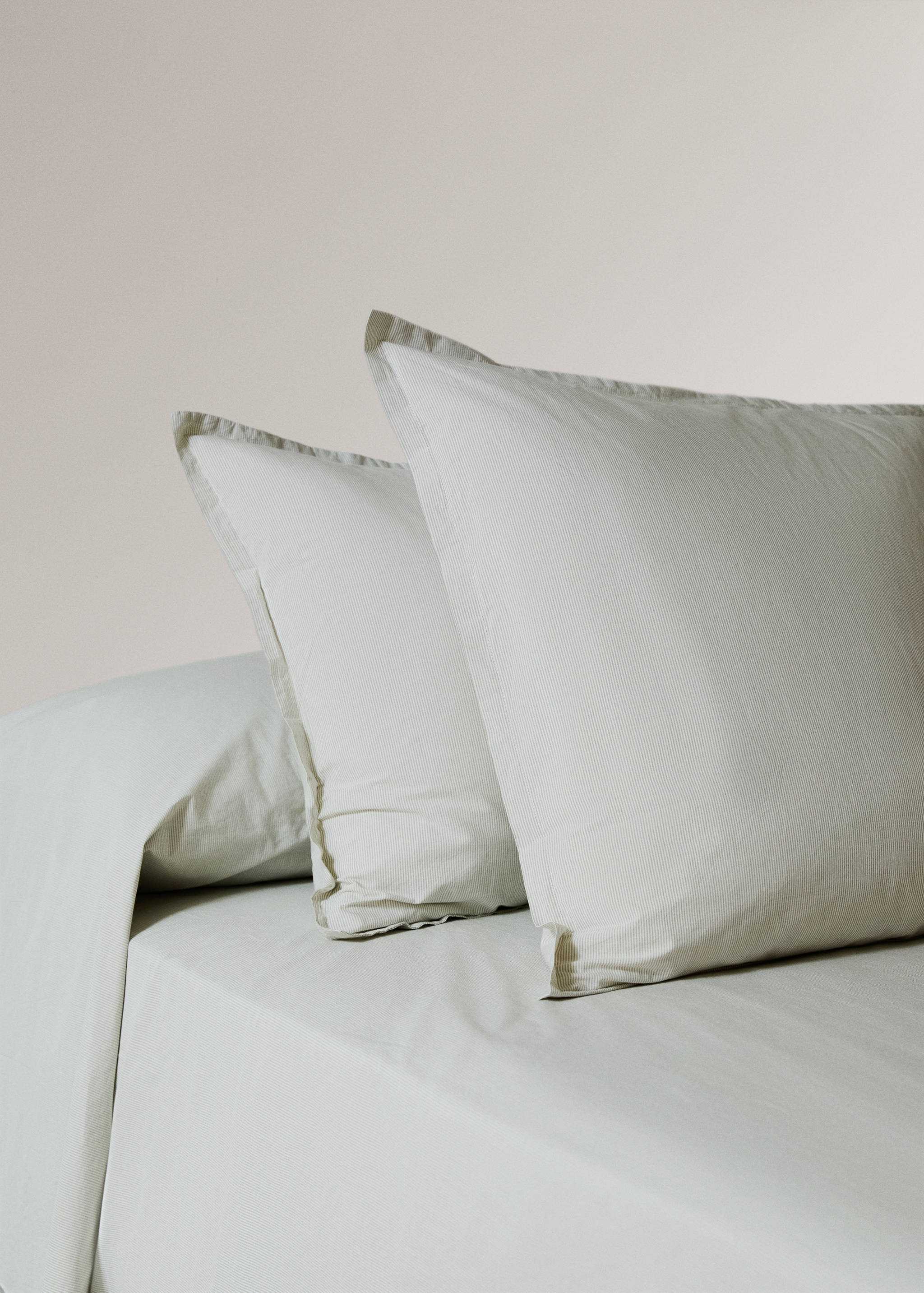 Cotton yarn-dyed pillow cover 45x110 cm - General plane