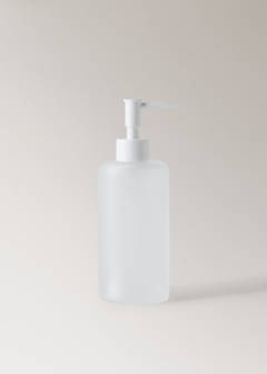 Frosted glass soap dispenser — White 5
