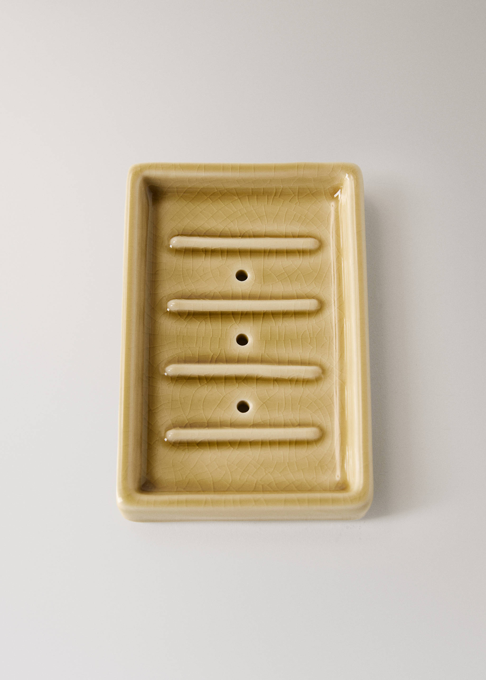 Crackled ceramic soap dish - Details of the article 2