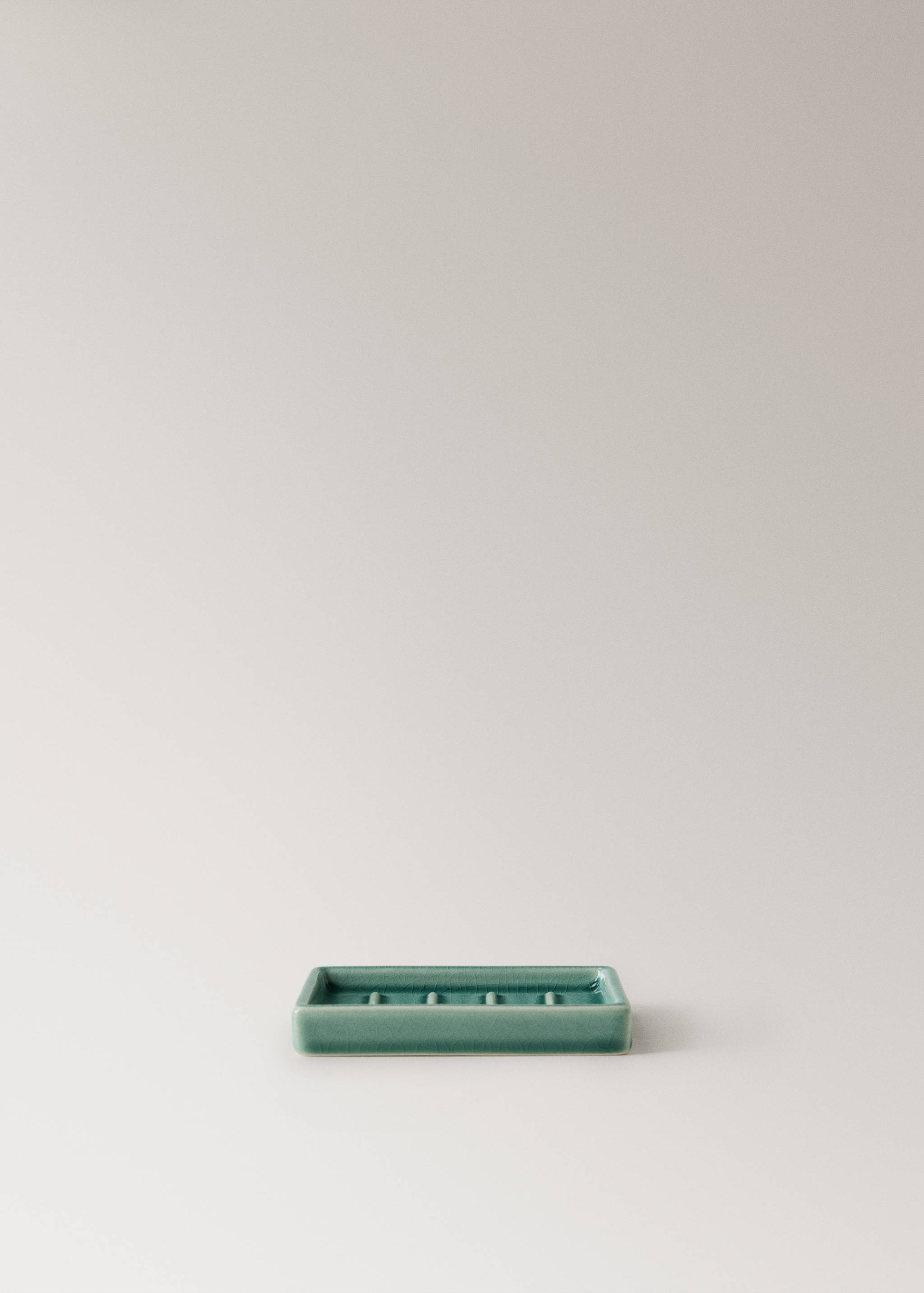 Crackled ceramic soap dish - Article without model