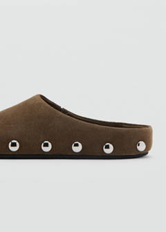 Studded leather shoes — Sand 5