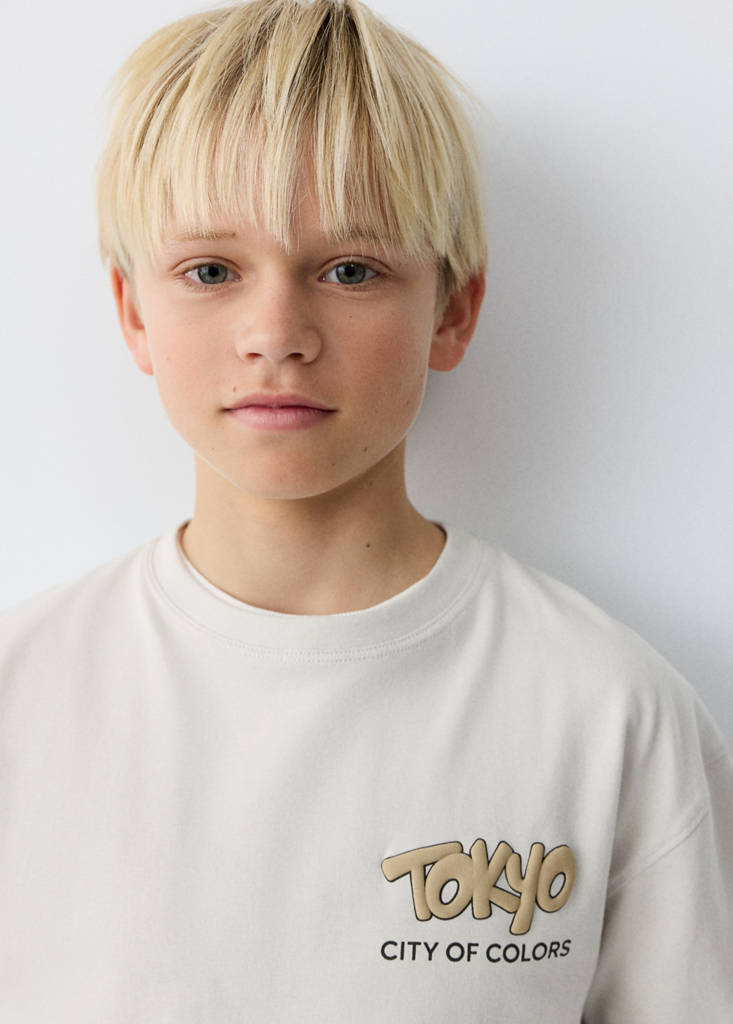 Camiseta algodón estampada