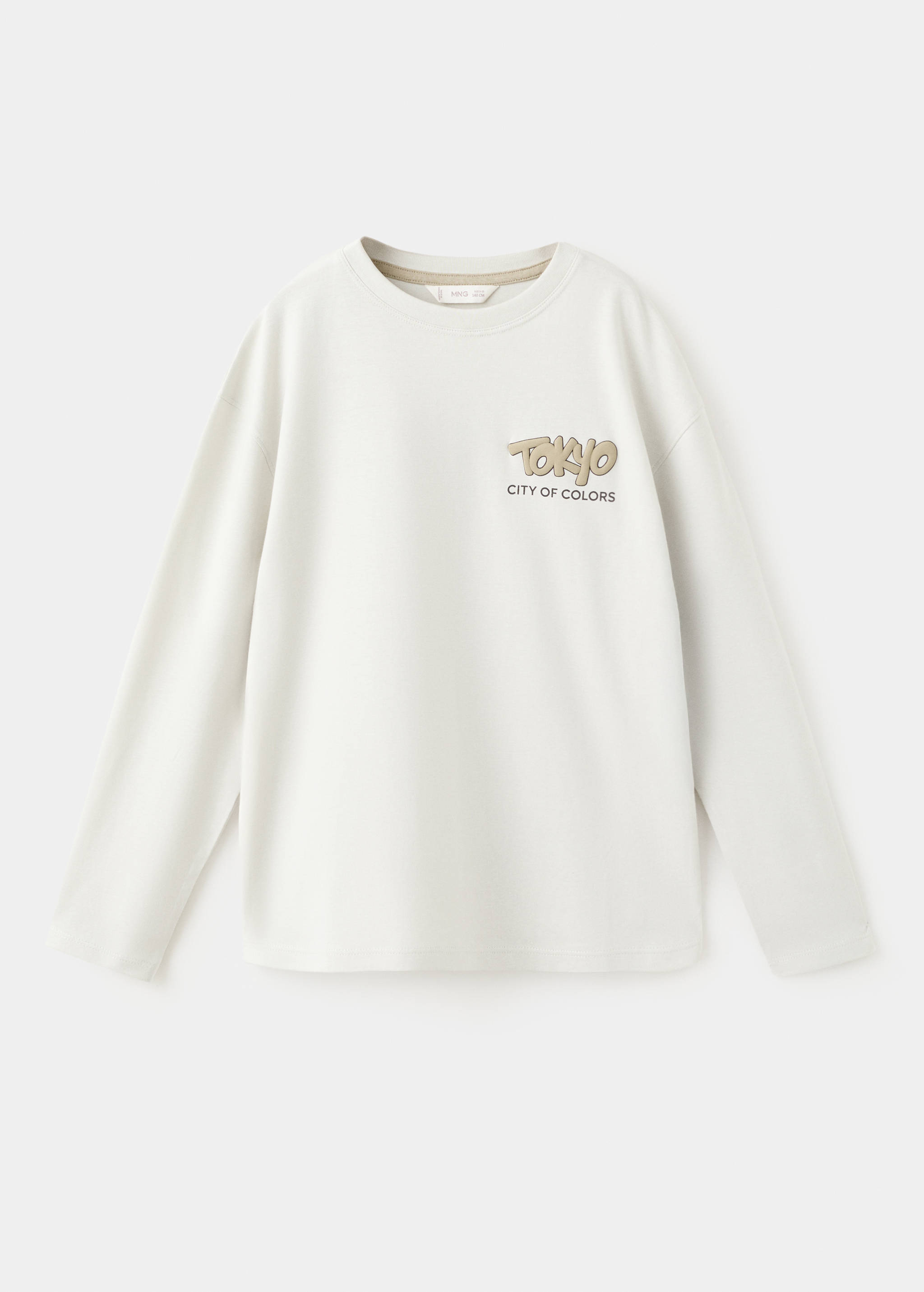 Printed cotton-blend t-shirt - Article without model